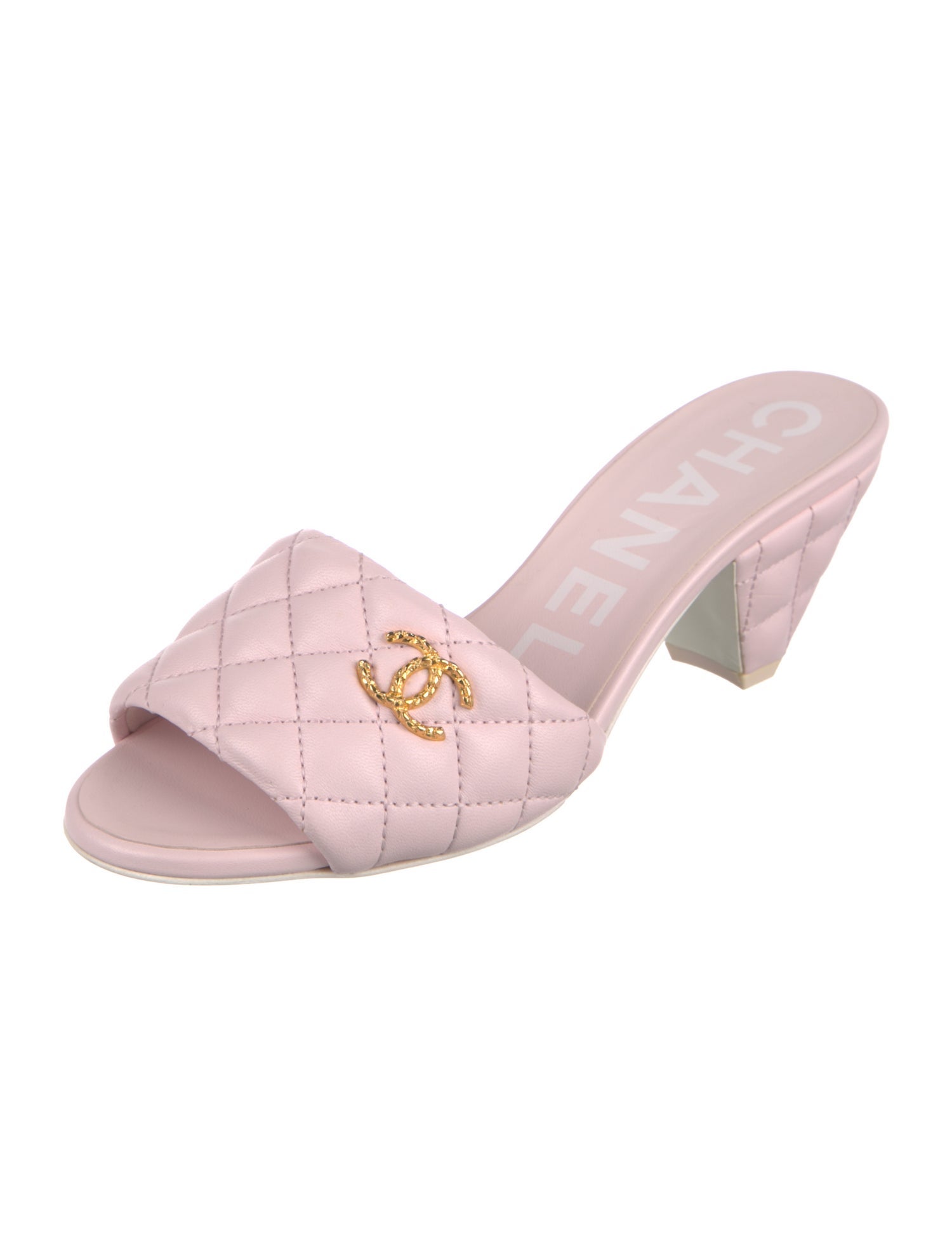 Chanel 2022 Interlocking CC Logo Slides