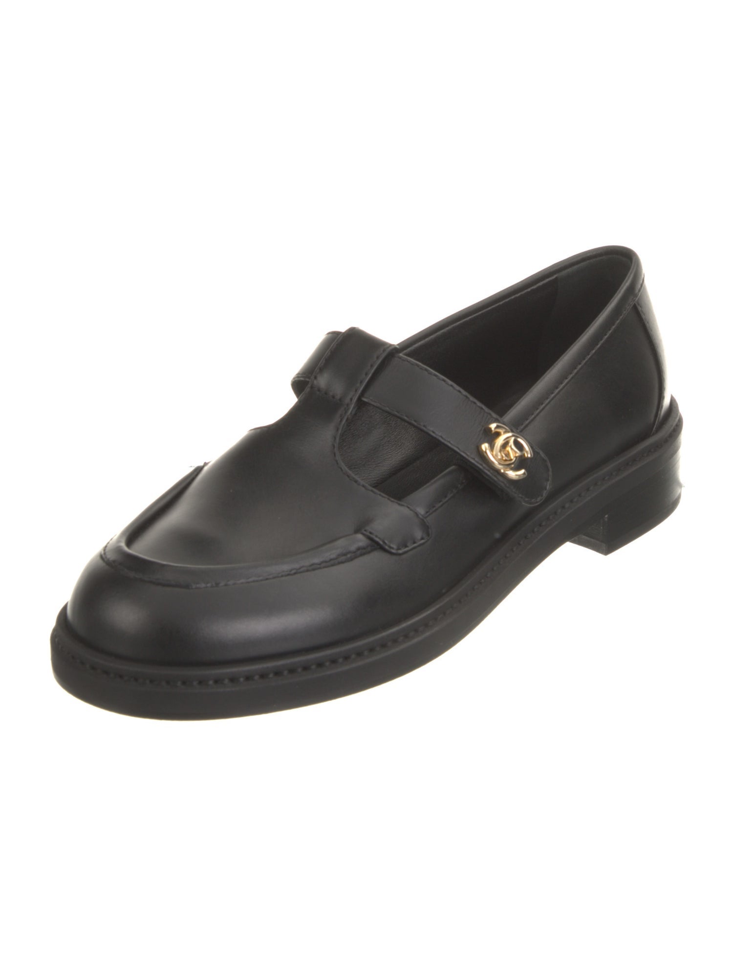 Chanel 2025 Interlocking CC Logo Loafers