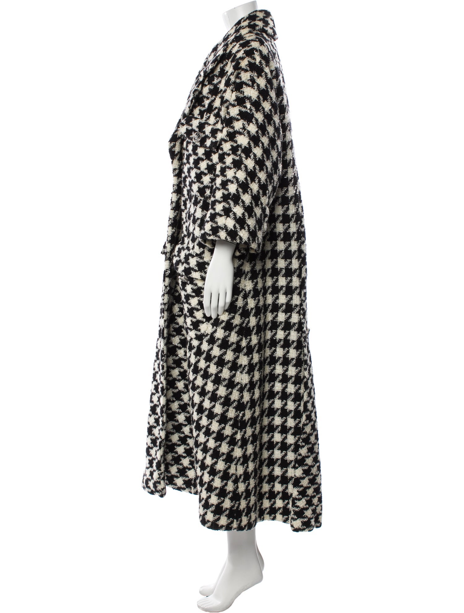 Chanel 2019 Houndstooth Coat