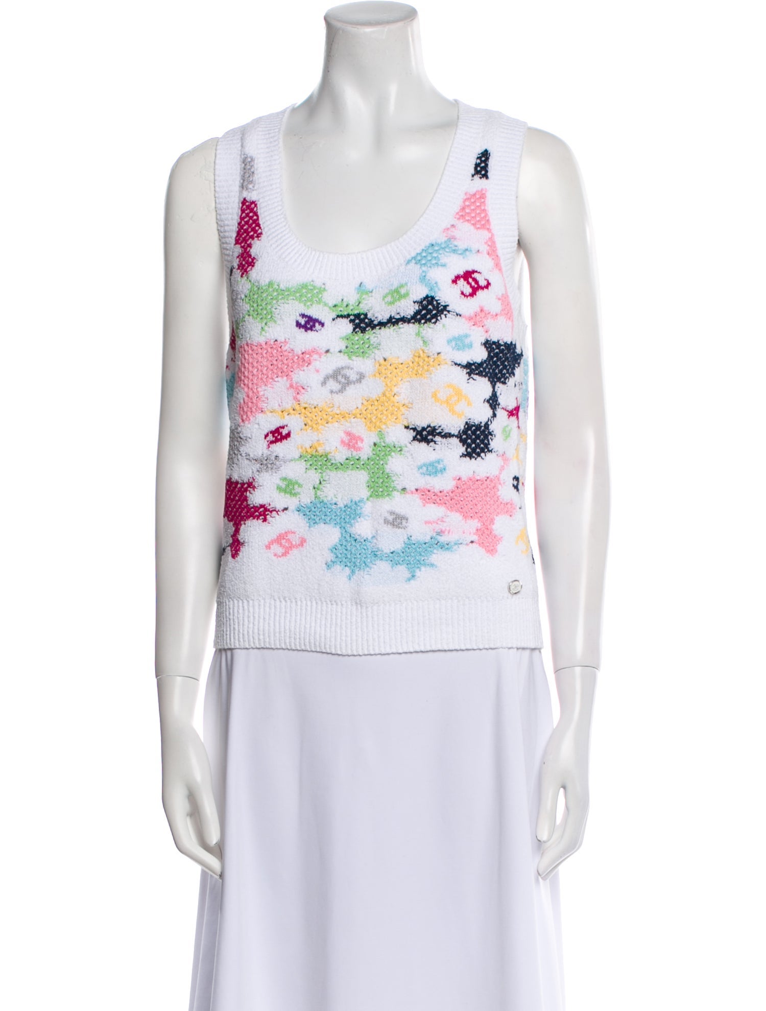 Chanel 2024 Floral Print Top