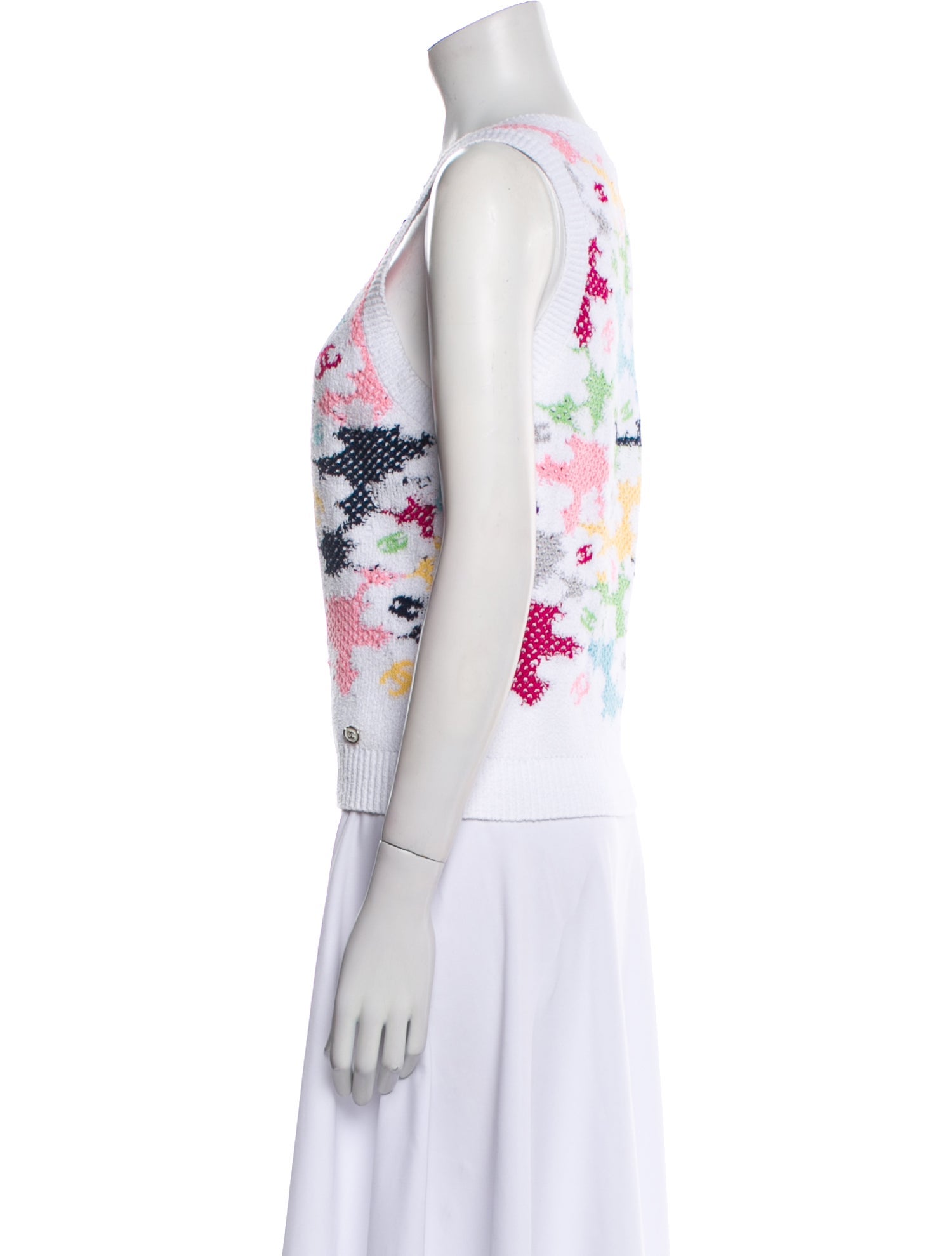 Chanel 2024 Floral Print Top