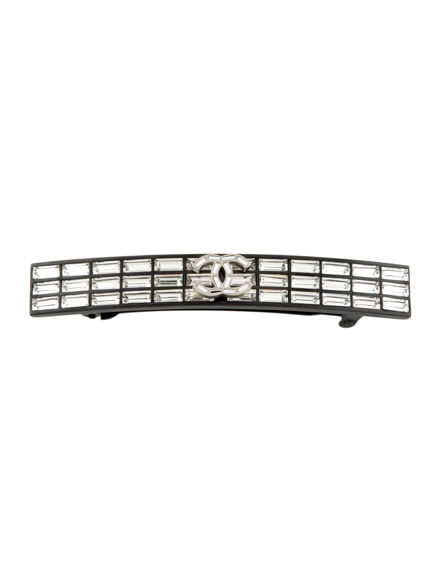 Chanel Crystal CC Barrette