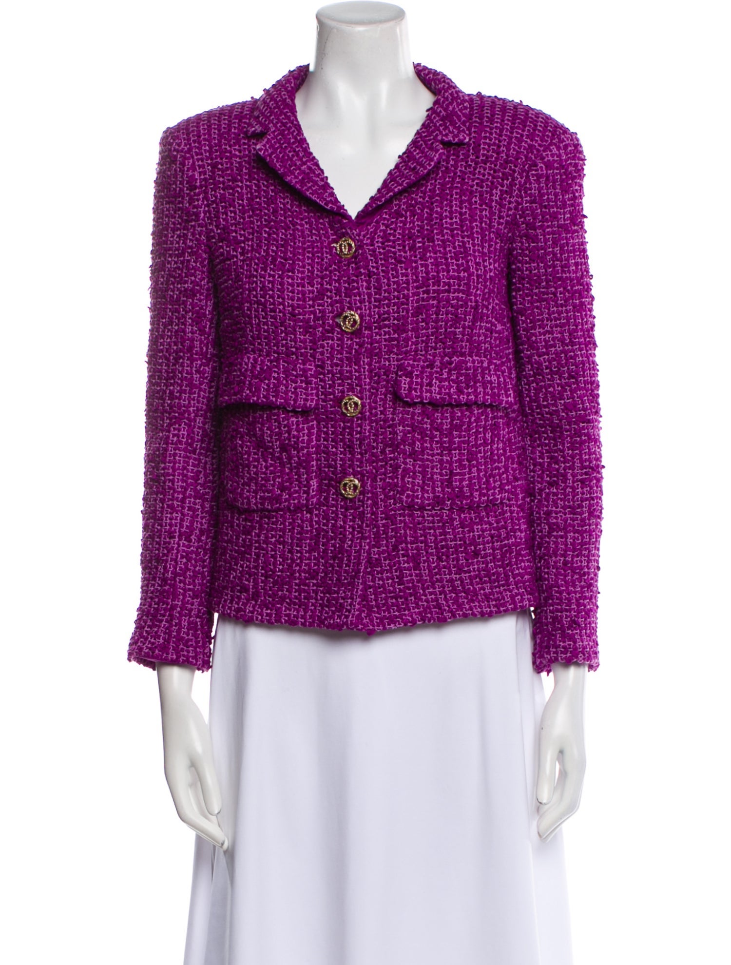 Chanel 2021 Tweed Pattern Blazer