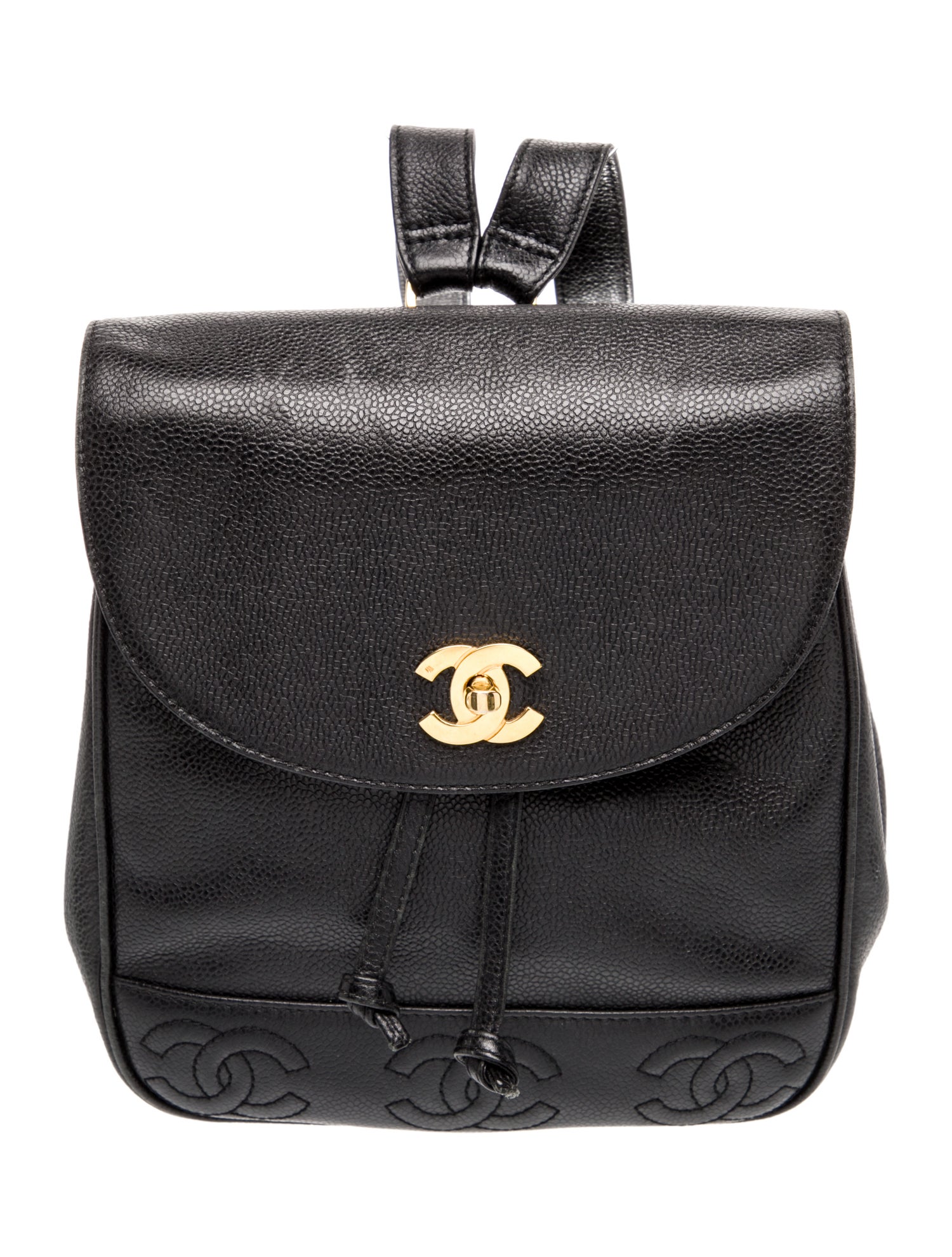 Chanel Caviar Triple CC Backpack