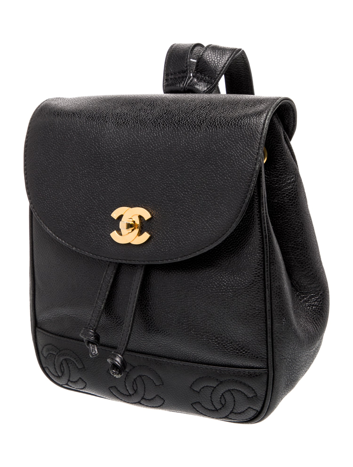 Chanel Caviar Triple CC Backpack