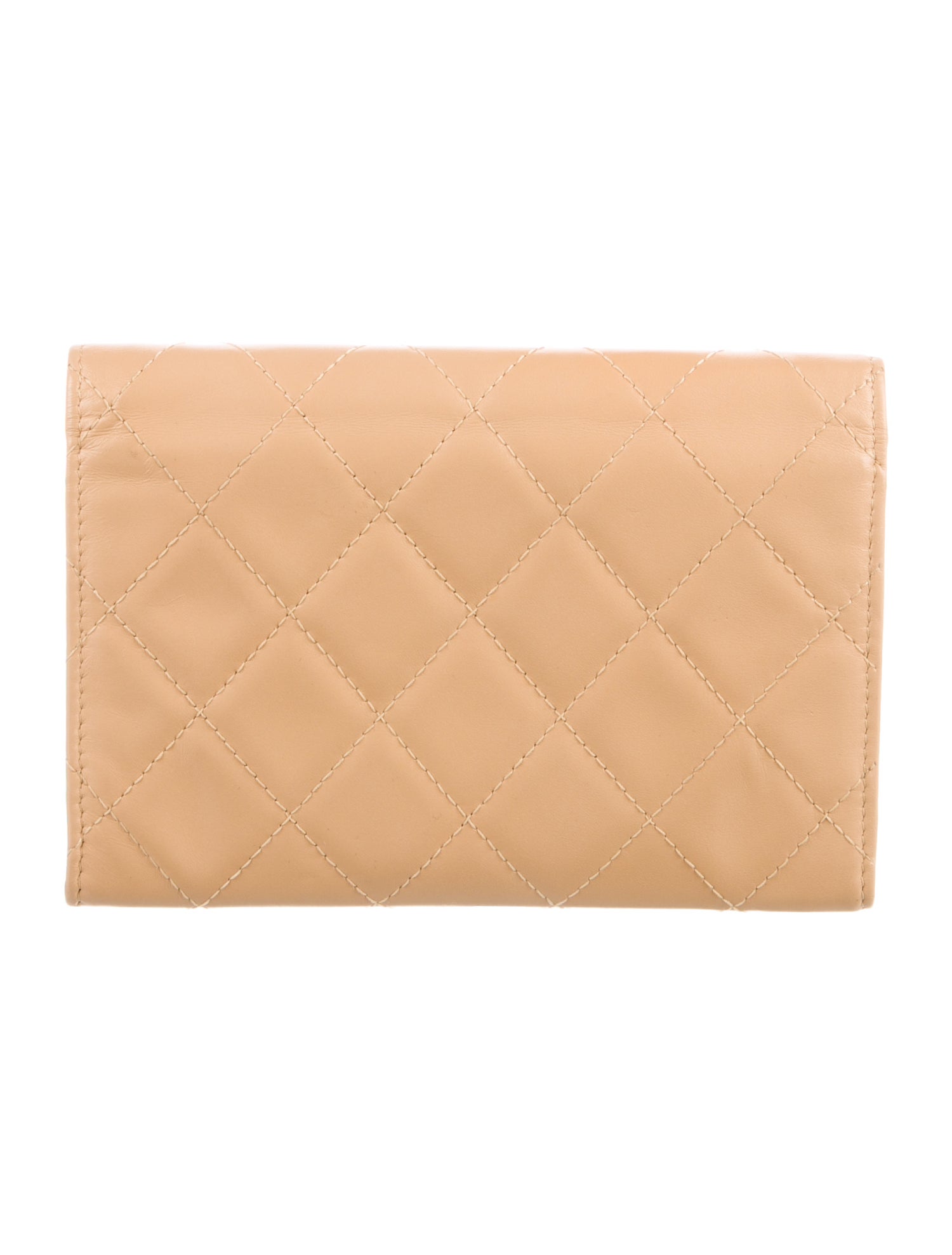 Chanel Vintage Ligne Cambon Flap Wallet Compact Wallet