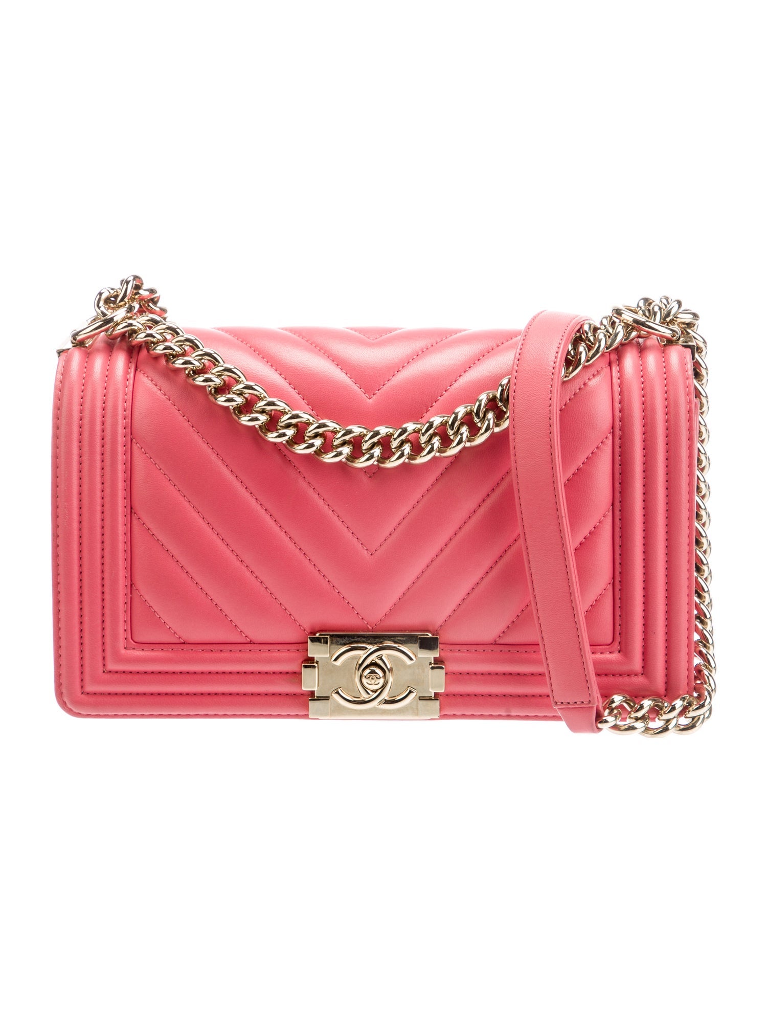 Chanel Medium Chevron Boy Bag