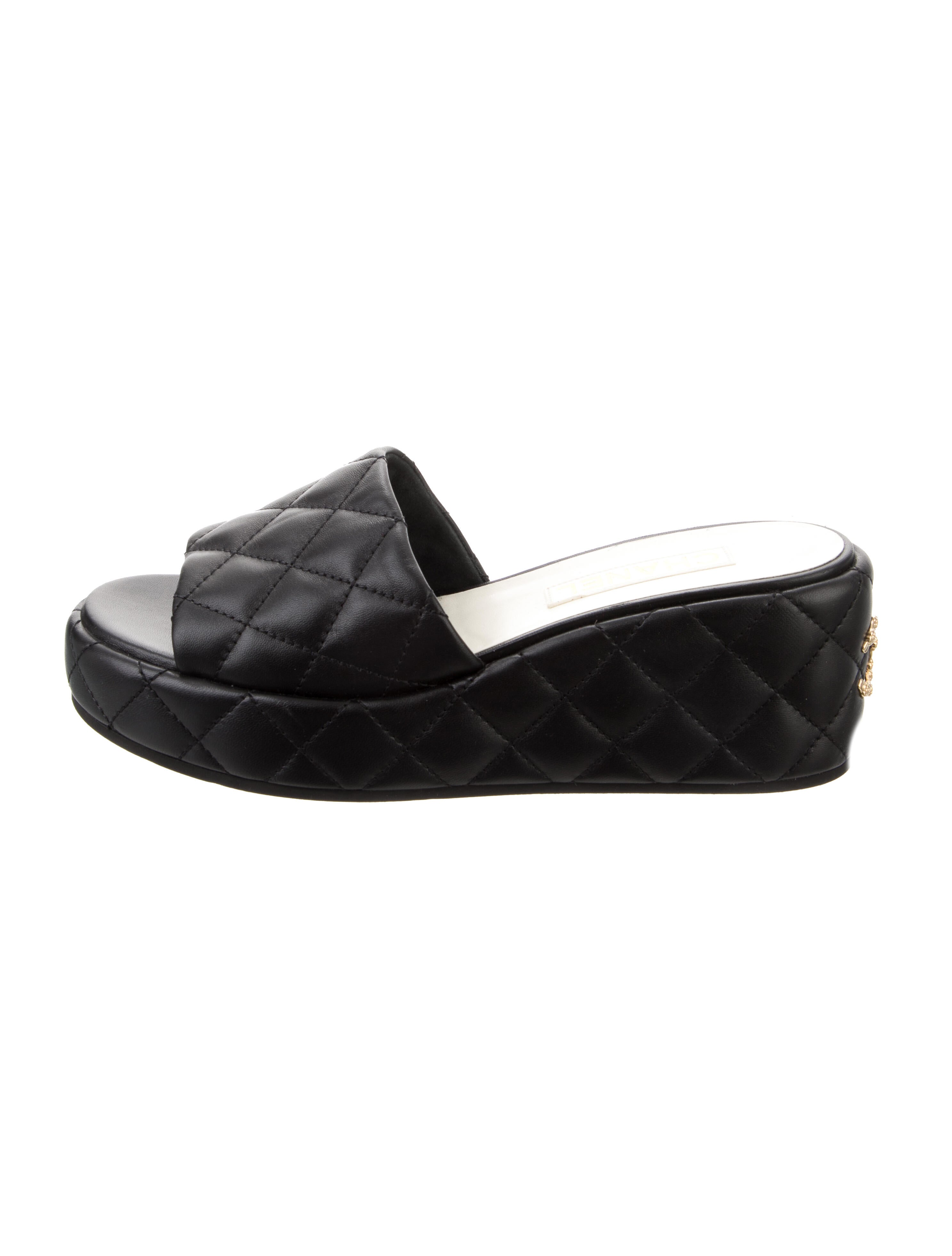 Chanel 2024 Interlocking CC Logo Slides