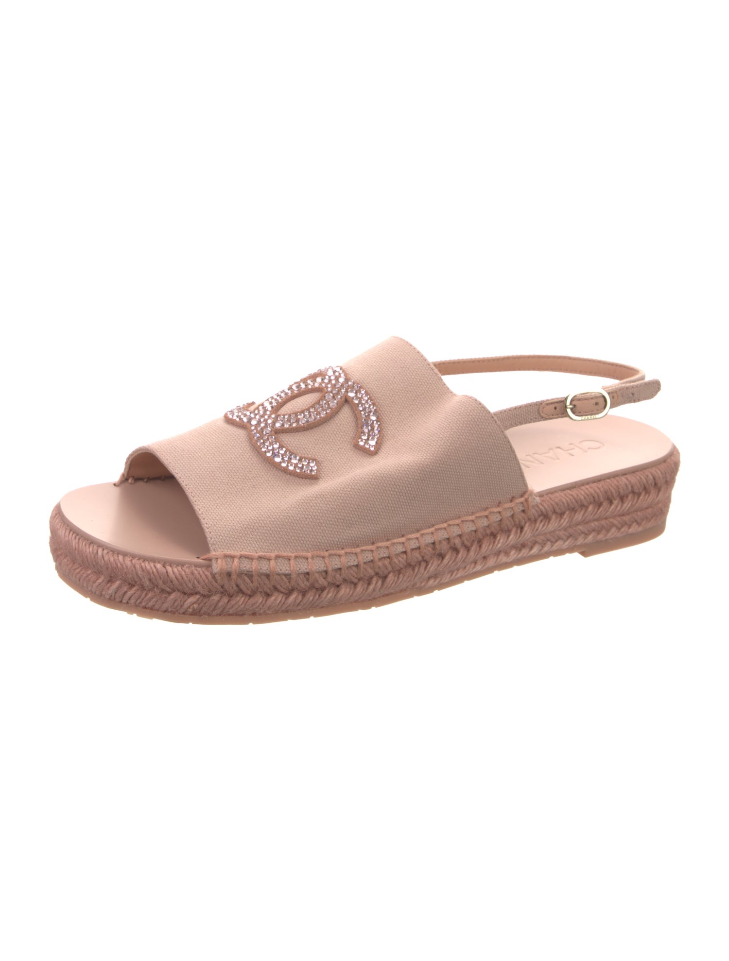 Chanel 2024 Interlocking CC Logo Espadrilles