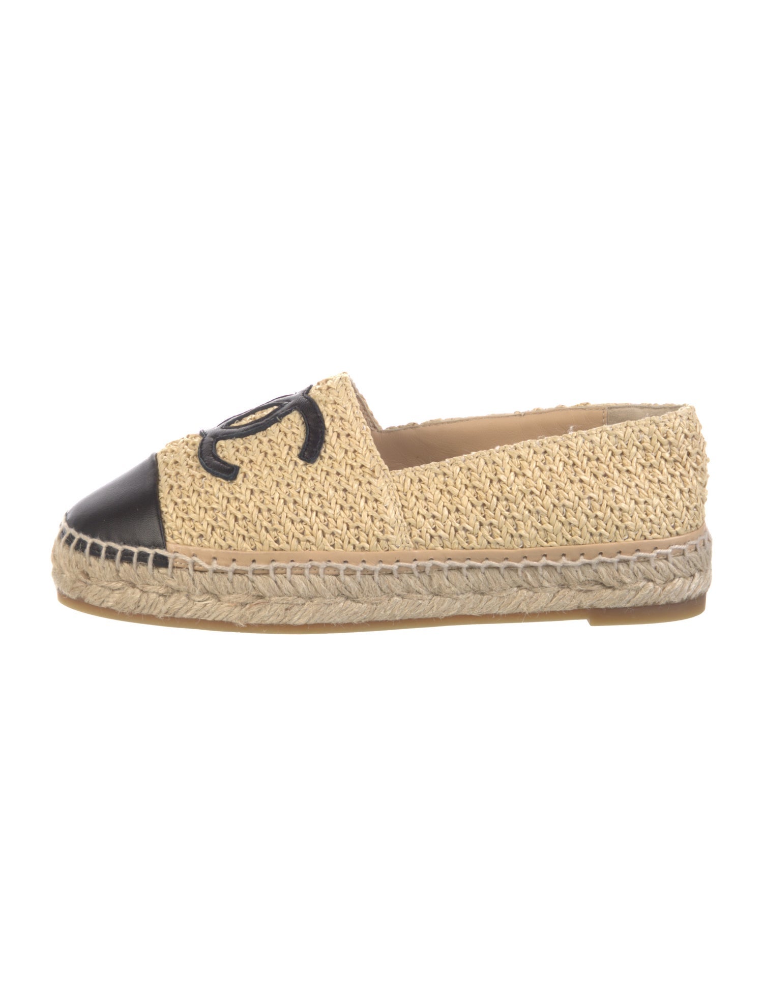 Chanel 2022 Interlocking CC Logo Espadrilles