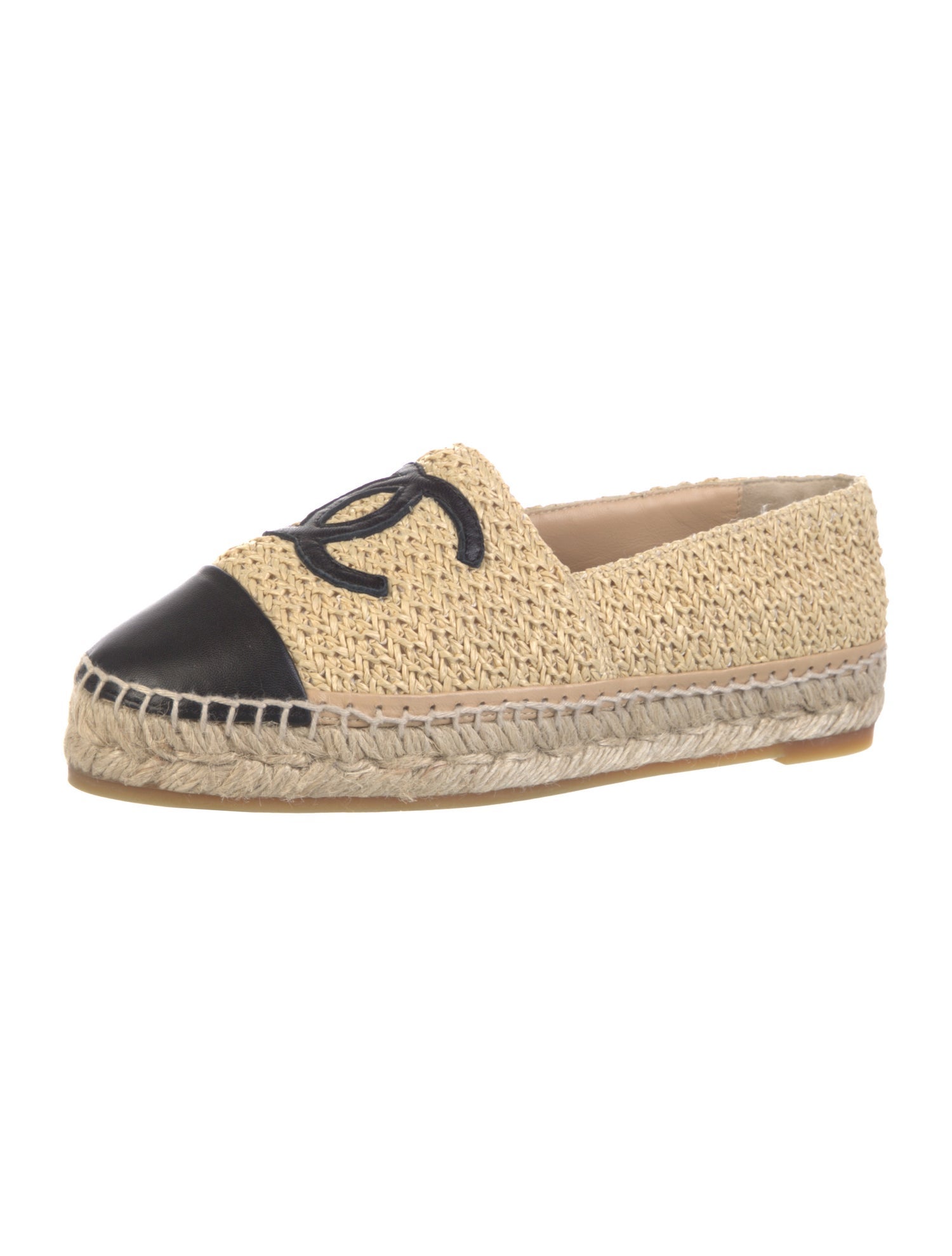 Chanel 2022 Interlocking CC Logo Espadrilles