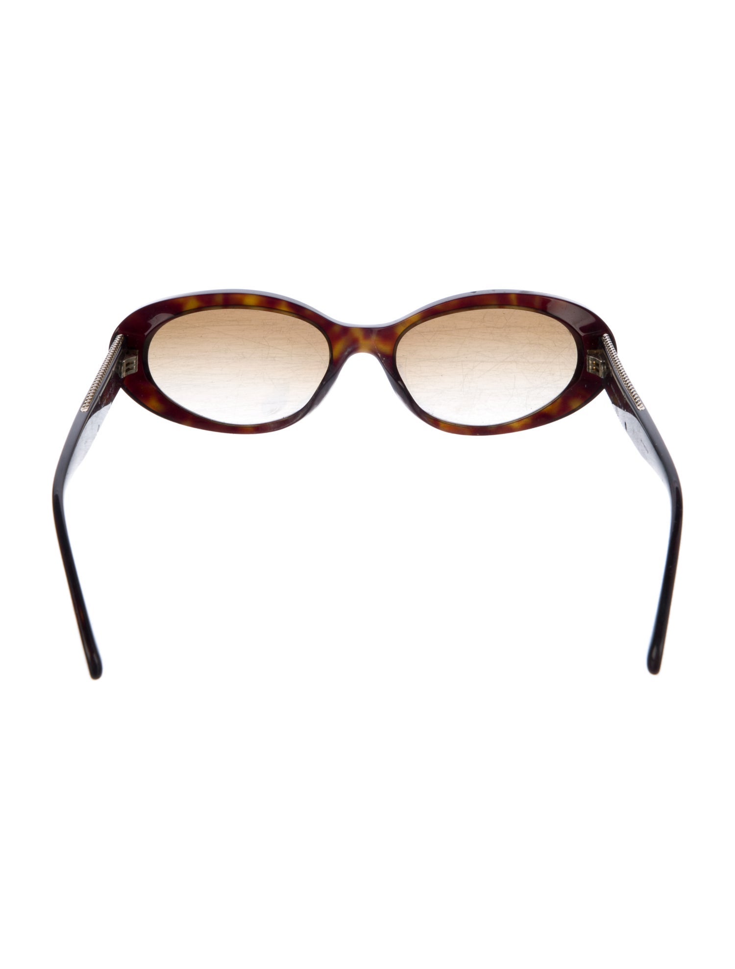 Chanel Interlocking CC Logo Narrow Sunglasses