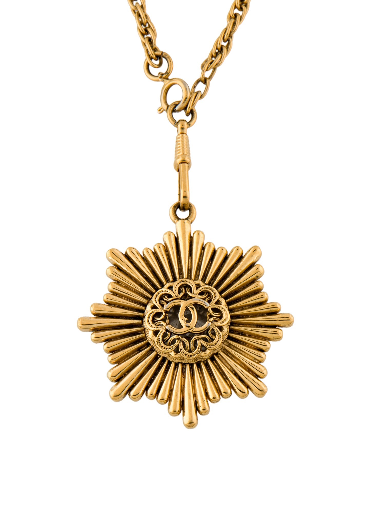Chanel Vintage CC Pendant Necklace