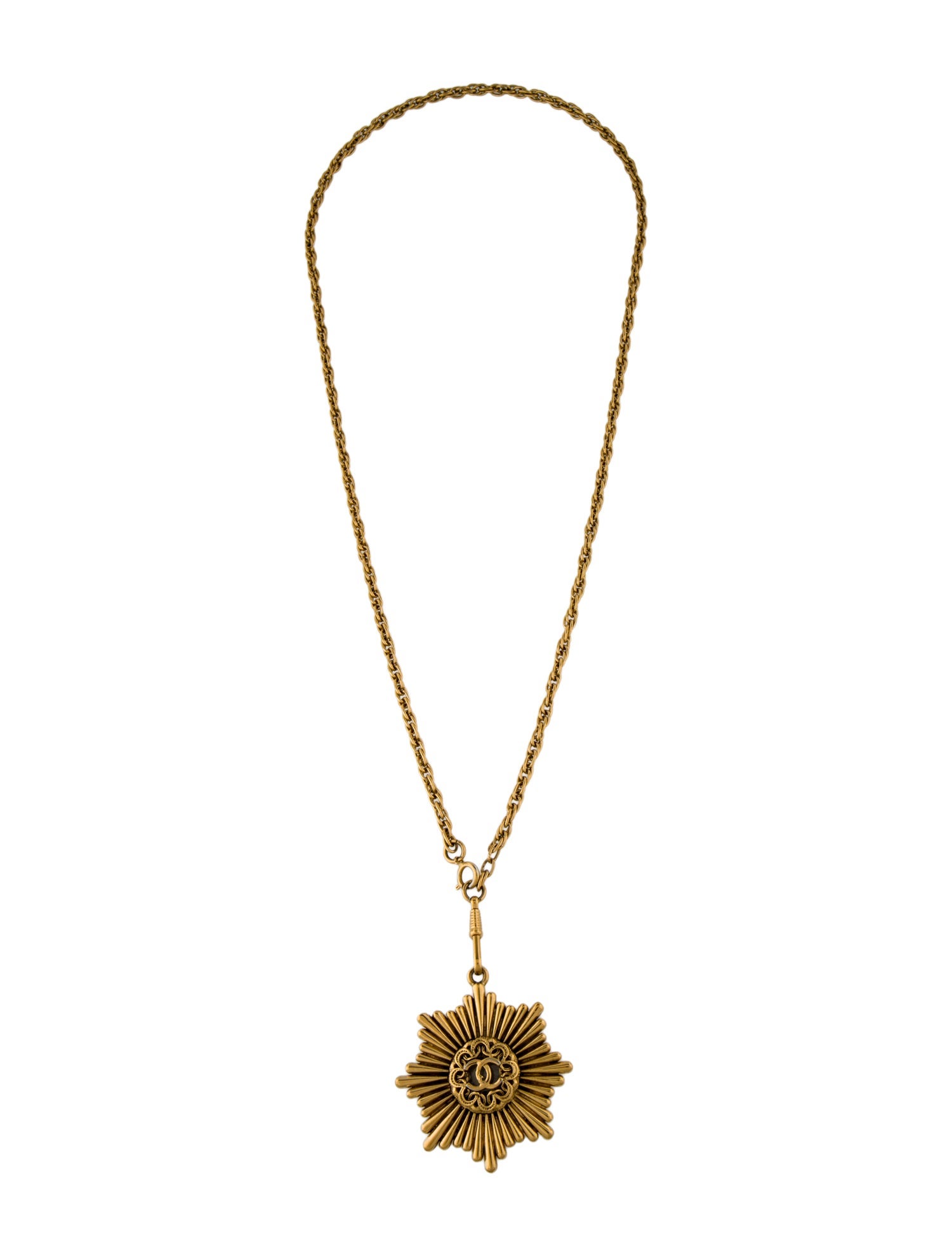 Chanel Vintage CC Pendant Necklace