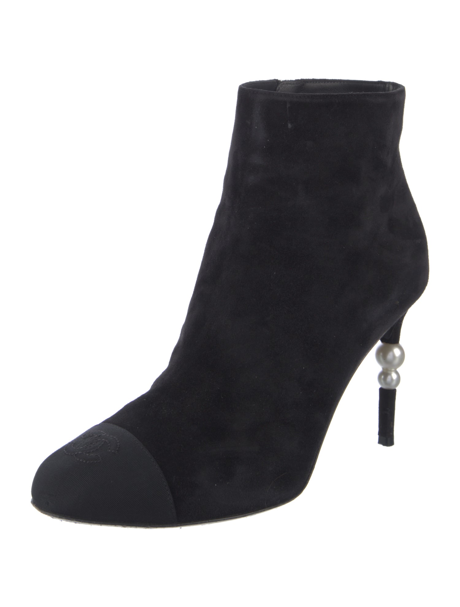 Chanel 2020 Interlocking CC Logo Boots