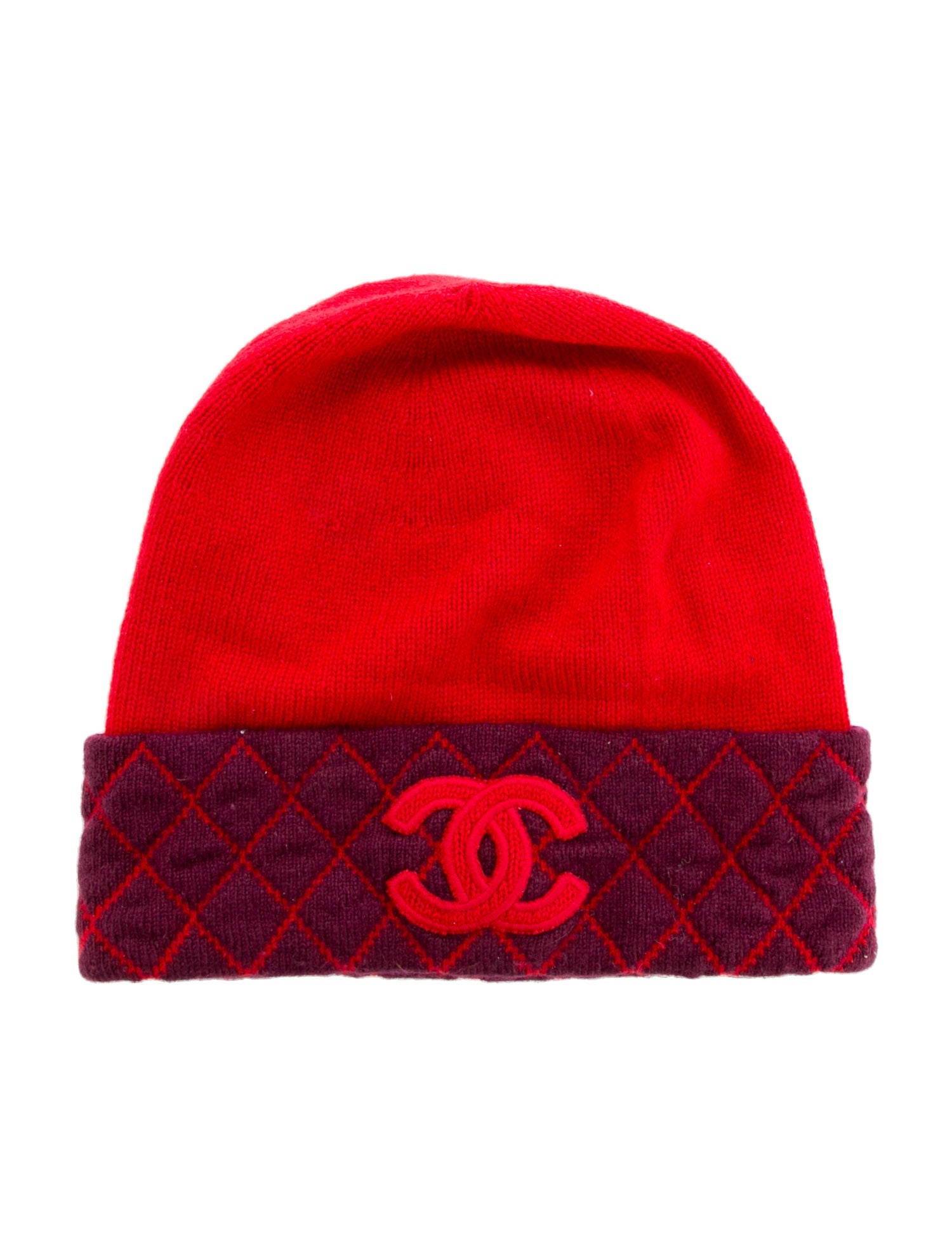 Chanel Cashmere CC Beanie Hat