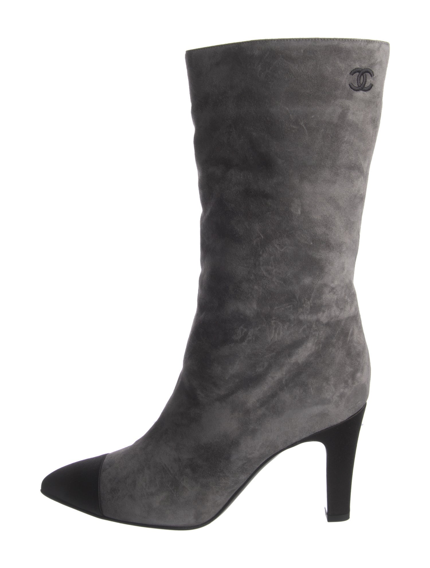 Chanel 2018 Interlocking CC Logo Boots