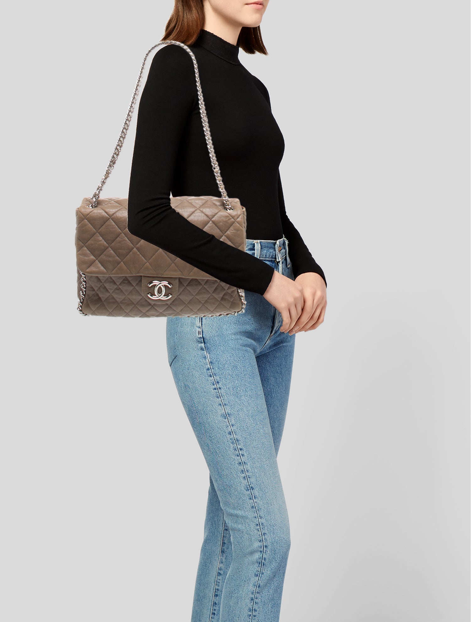 Chanel Maxi Chain Around Flap Bag