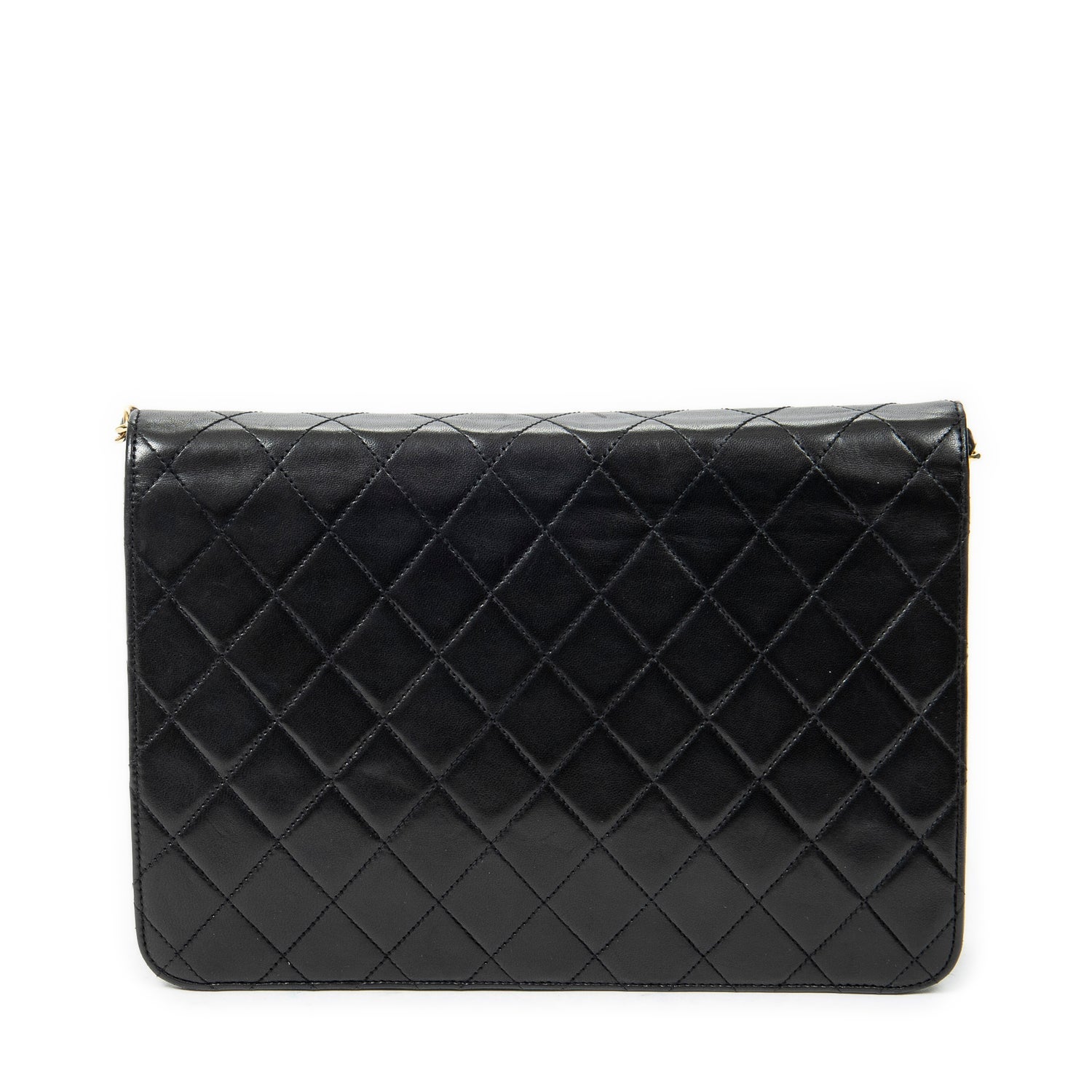 Chanel Leather CC Push Lock Straight Single Flap w/ Tags