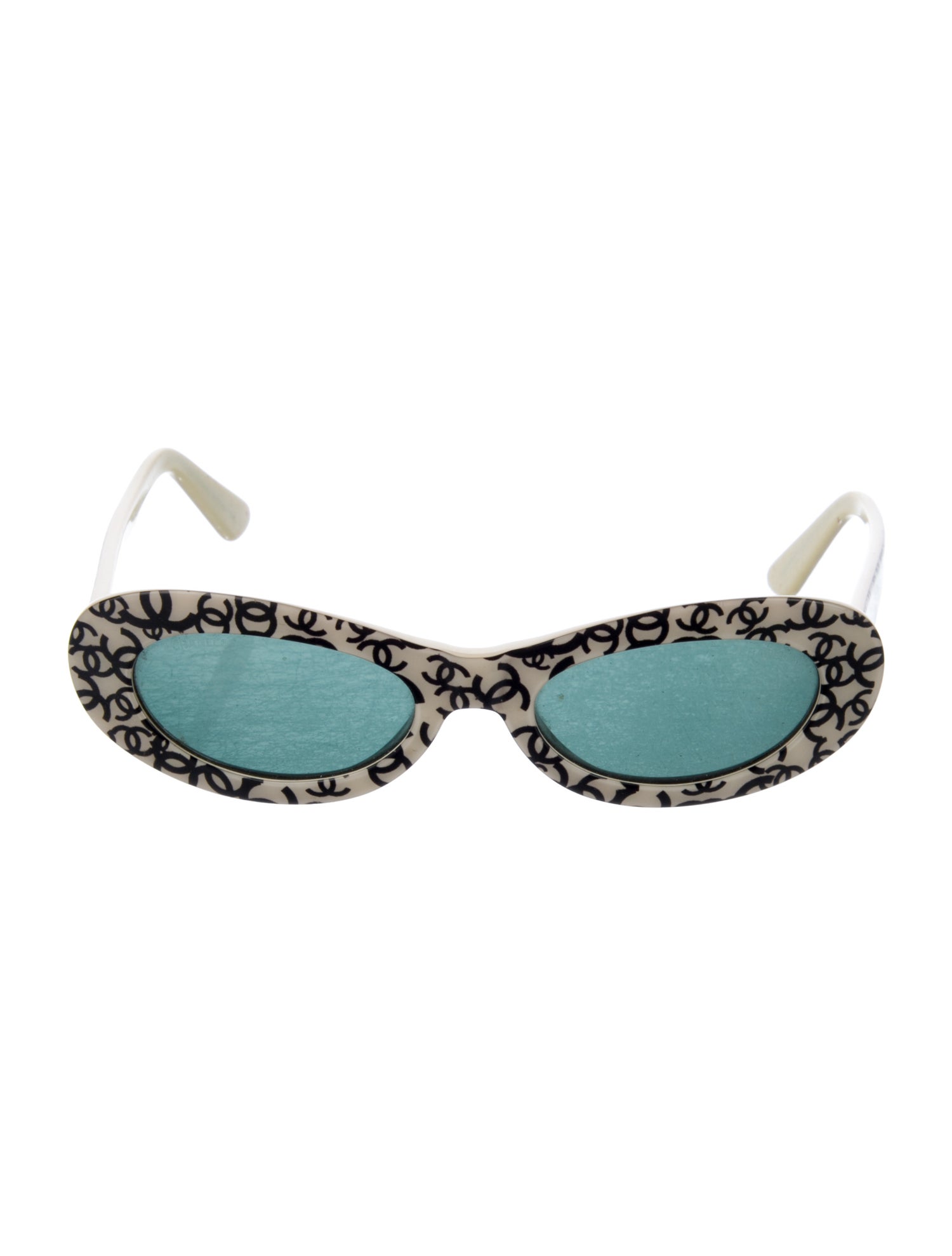 Chanel Vintage Interlocking CC Logo Sunglasses