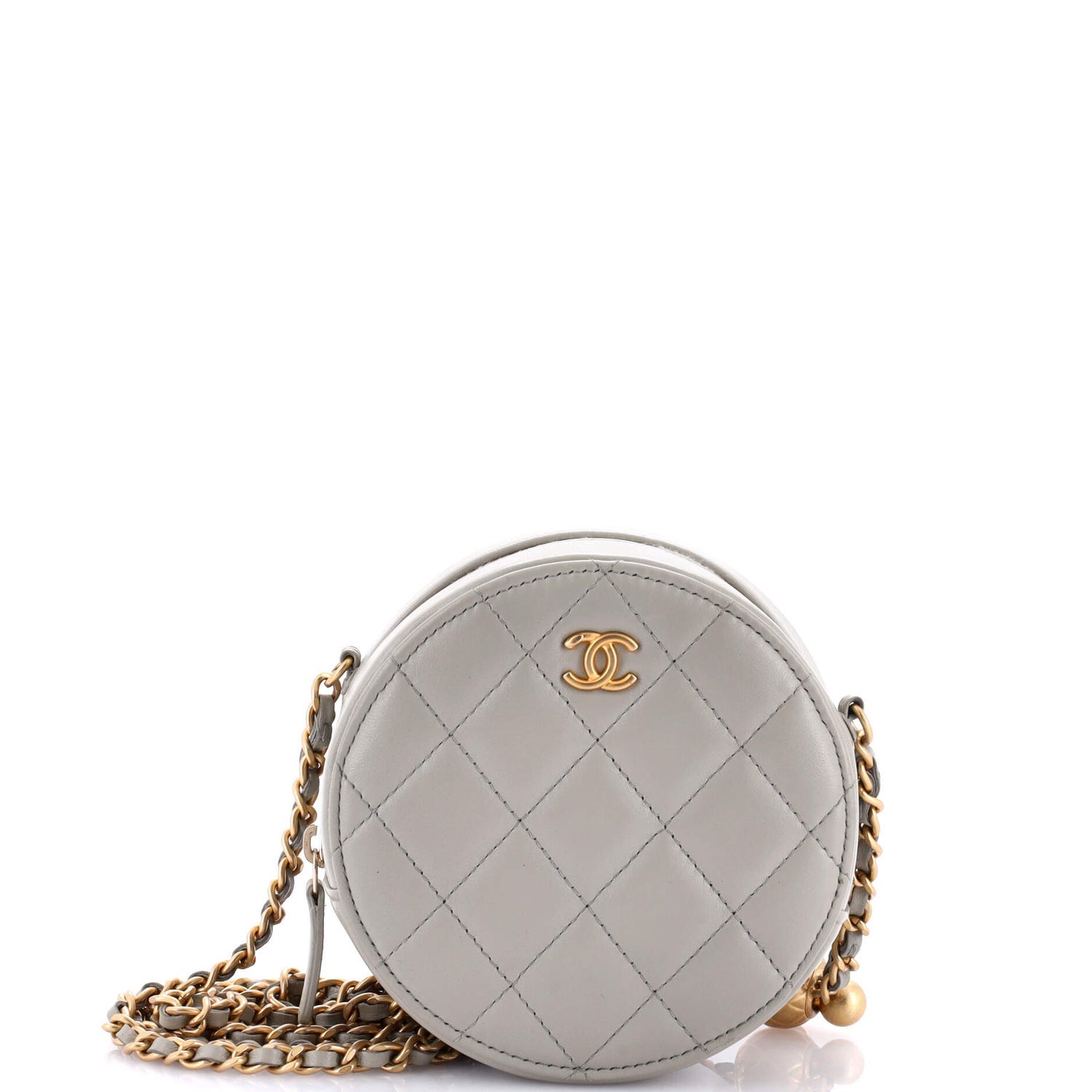 Chanel Pearl Crush Round Chain Crossbody w/ Tags