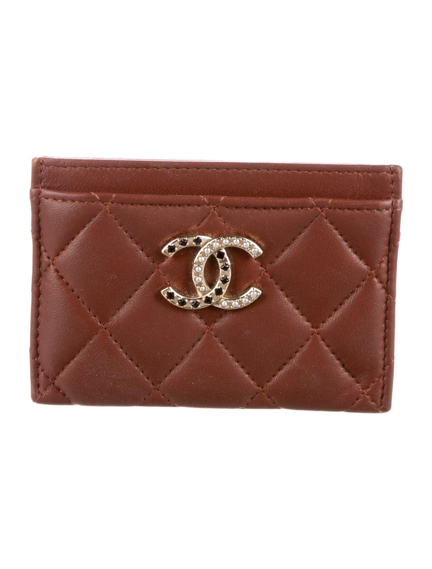 Chanel 2024 Interlocking CC Logo Card Holder