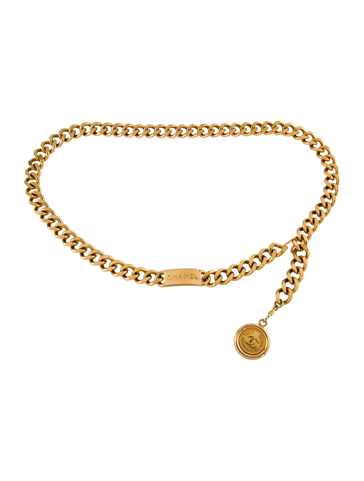 Chanel Vintage Late 1980's - Early 1990's Chain-Link Belt