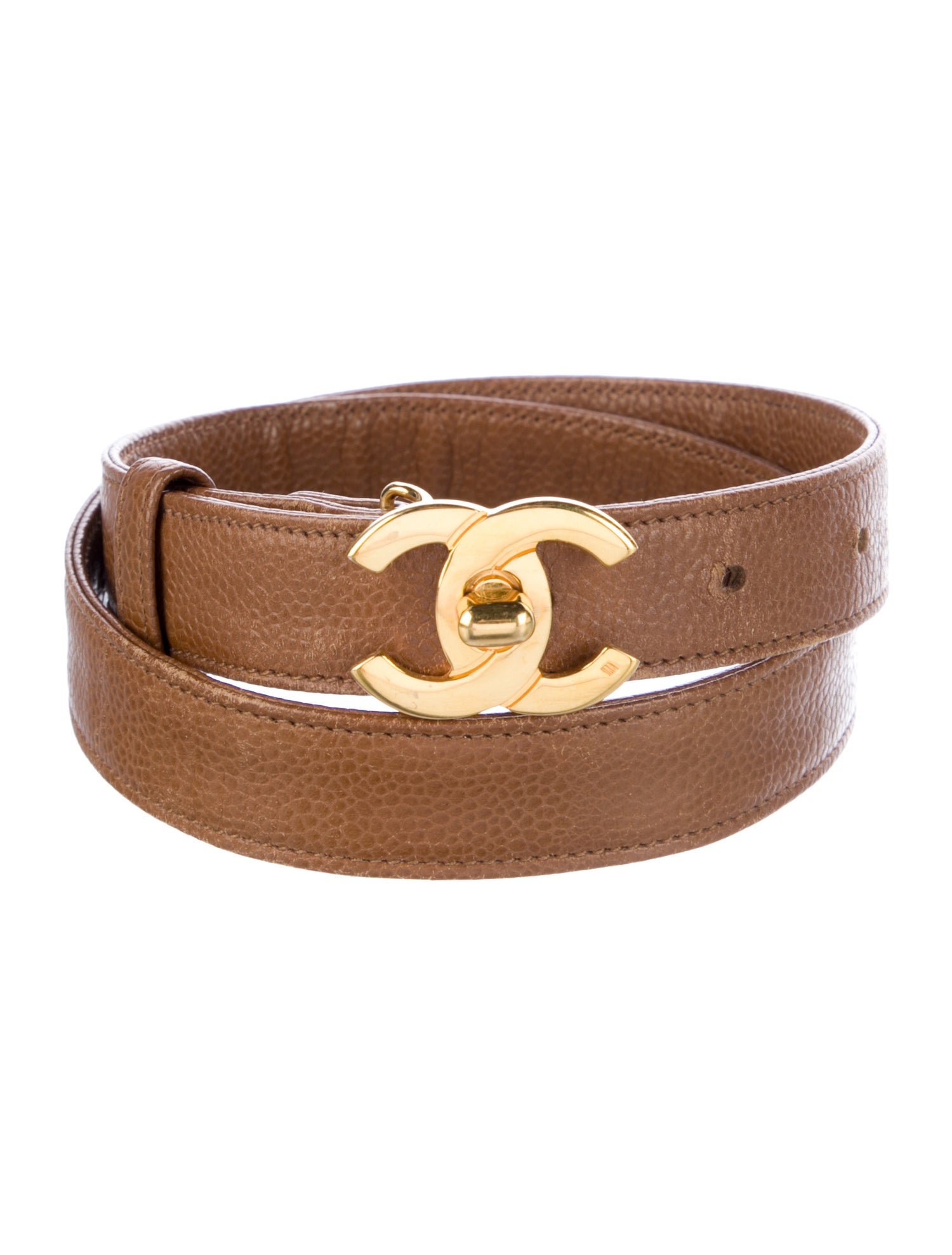 Chanel Vintage Interlocking CC Logo Belt Kit