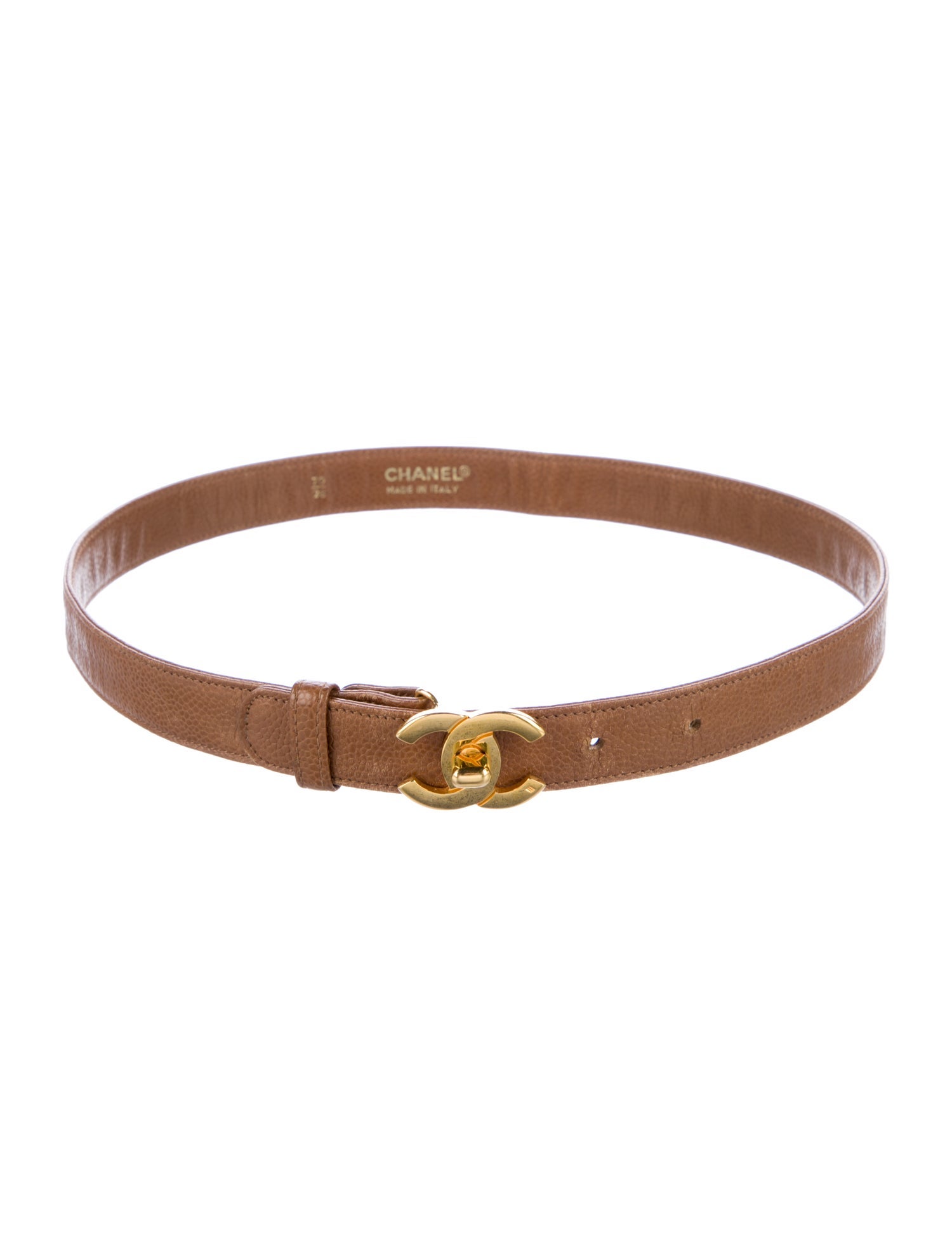 Chanel Vintage Interlocking CC Logo Belt Kit