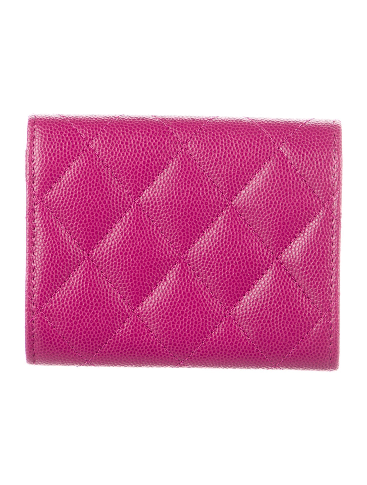 Chanel 2024 Interlocking CC Logo Compact Wallet w/ Tags