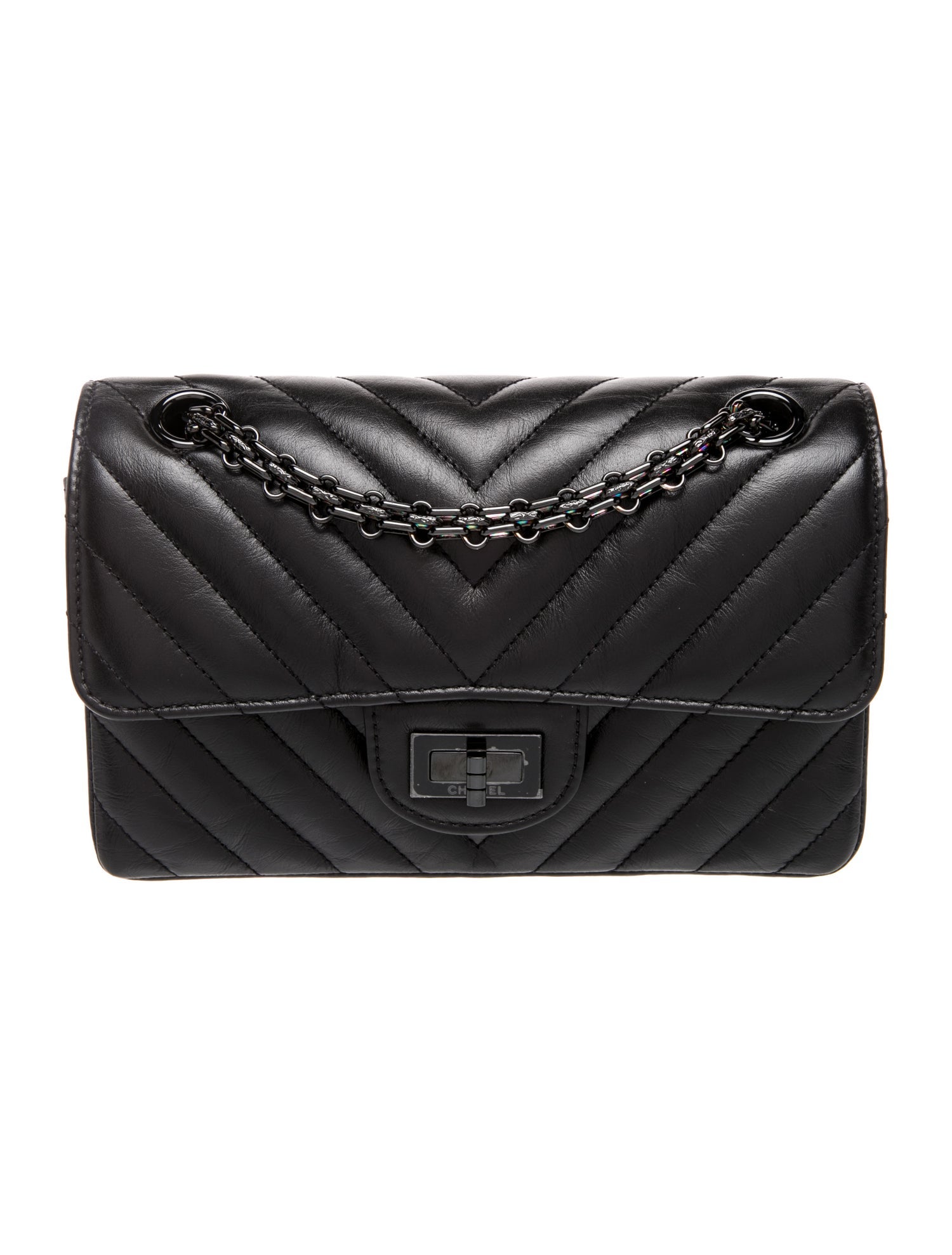 Chanel So Black Mini 2.55 Reissue Flap Bag