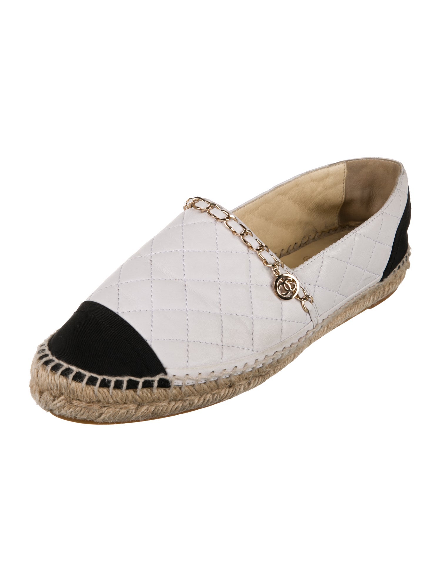 Chanel 2018 Interlocking CC Logo Espadrilles