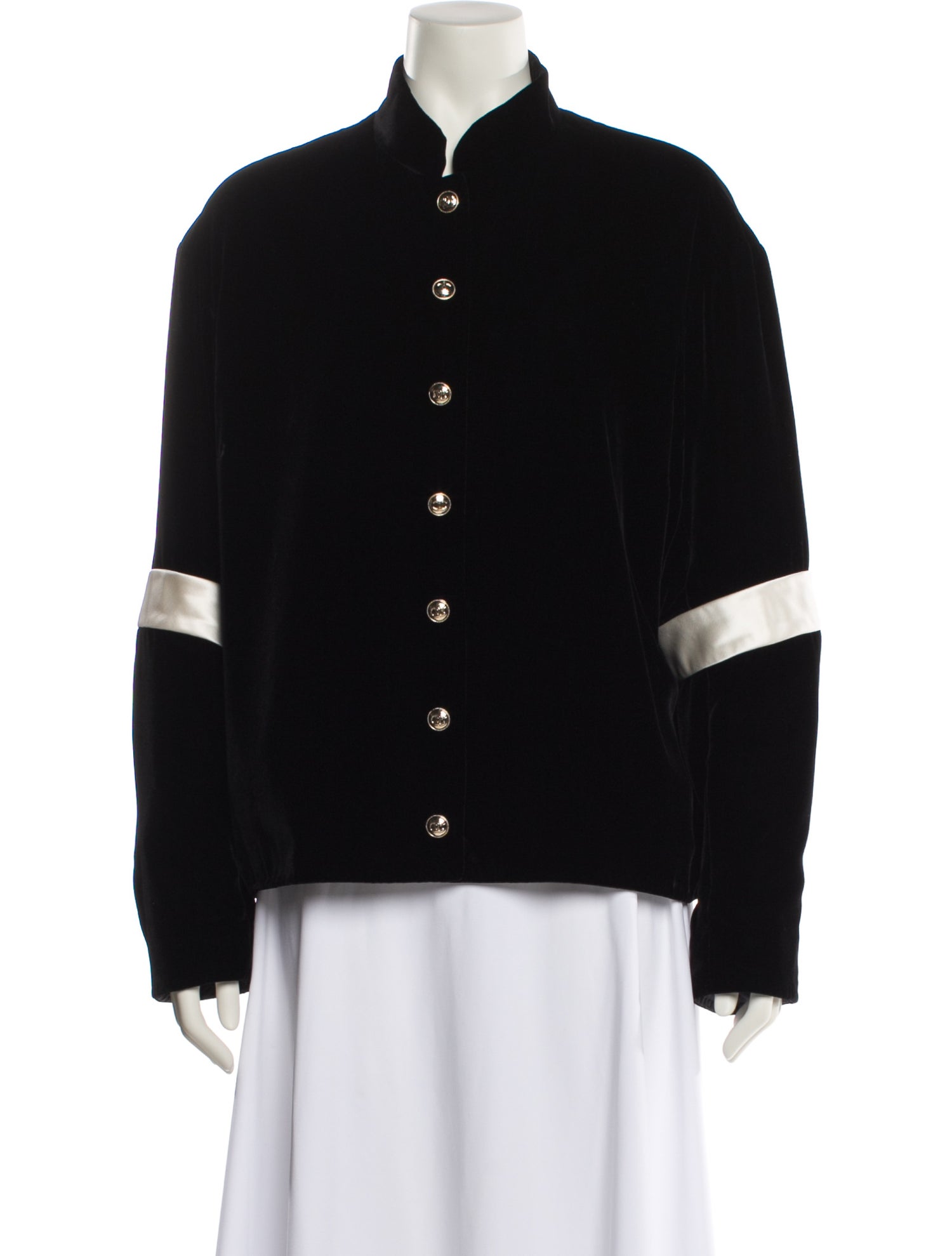 Chanel 2020 Velvet Bomber Jacket