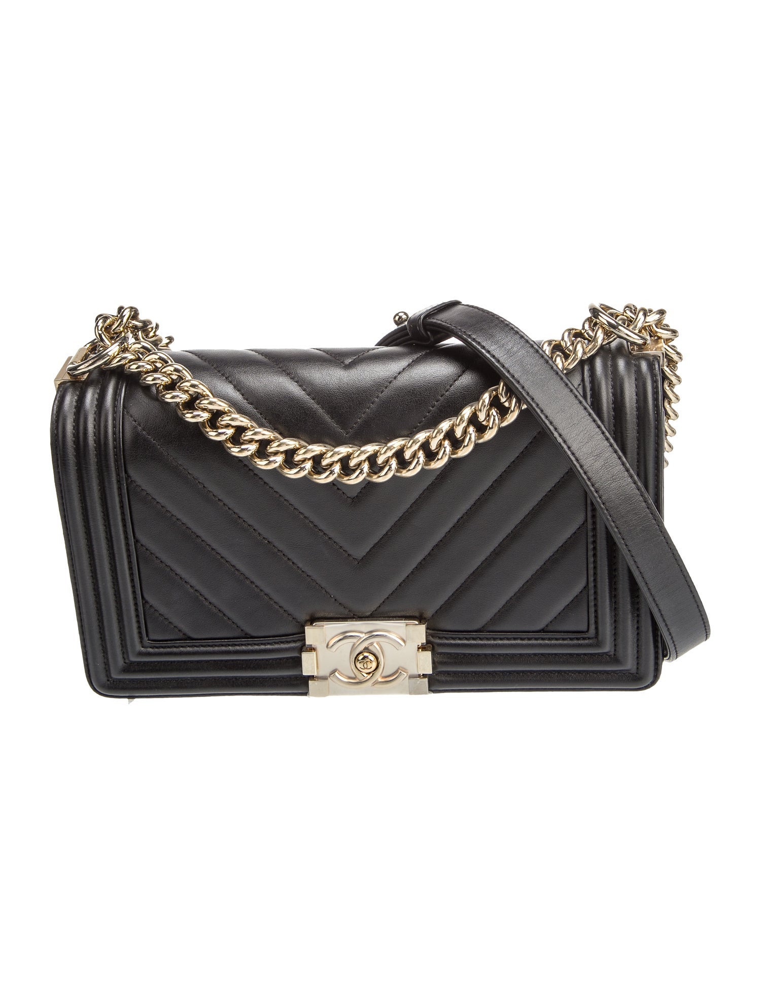 Chanel Chevron Medium Boy Bag