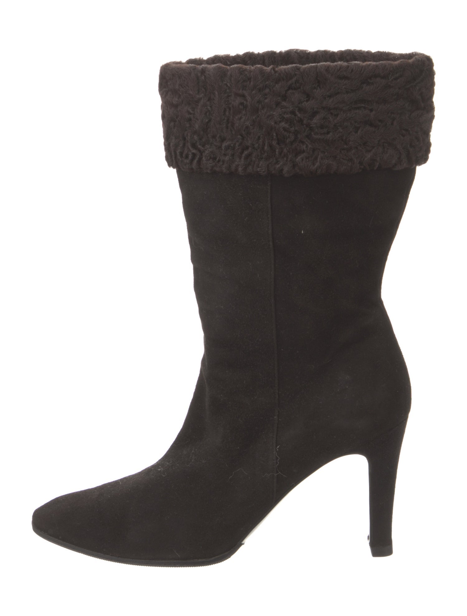 Chanel Vintage Suede Boots