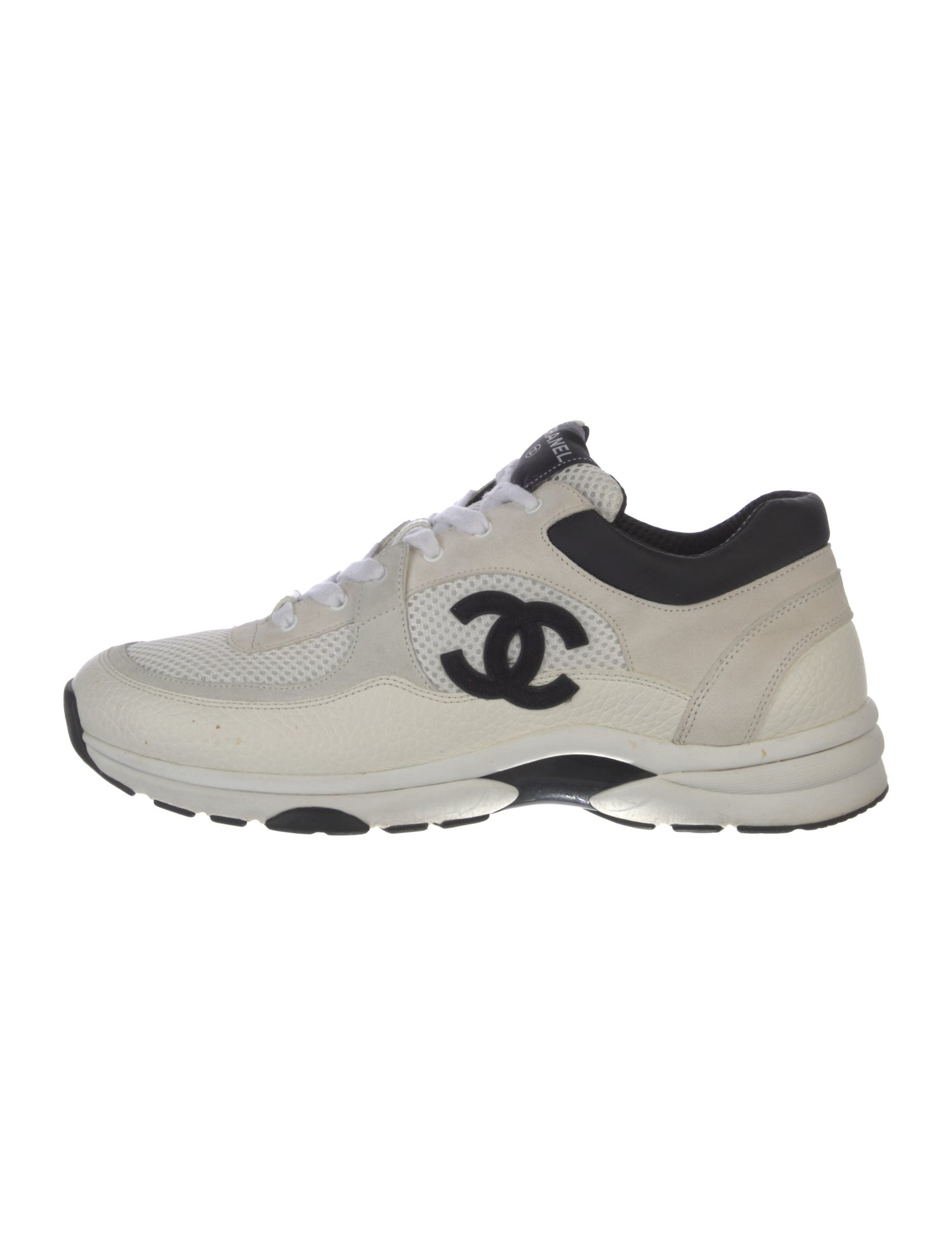 Chanel Interlocking CC Logo Mesh Sneakers