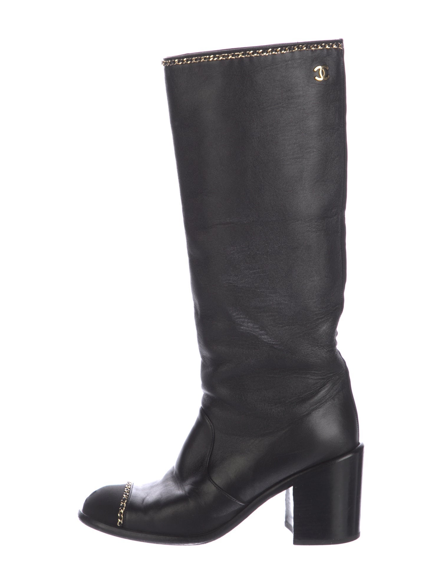 Chanel 2021 Interlocking CC Logo Boots
