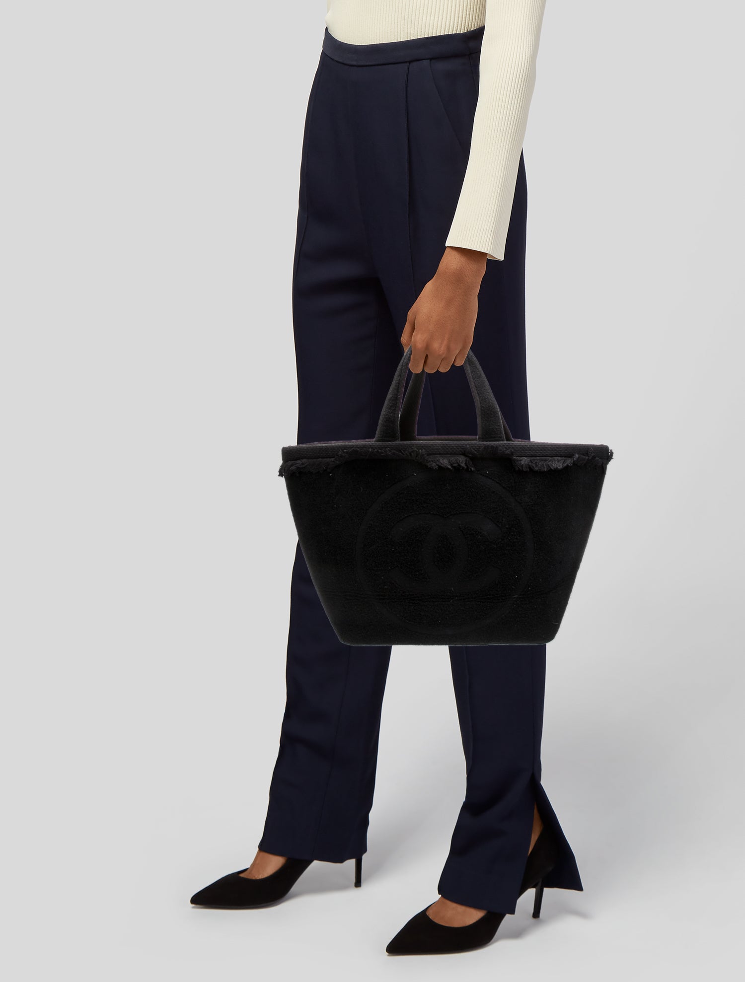Chanel Terry Cloth CC Beach Tote
