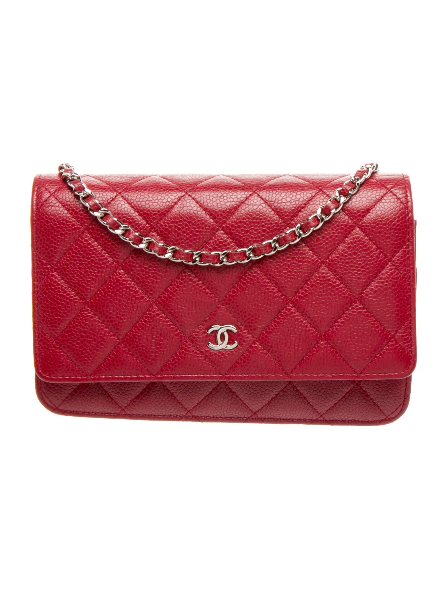 Chanel Caviar Classic Wallet On Chain