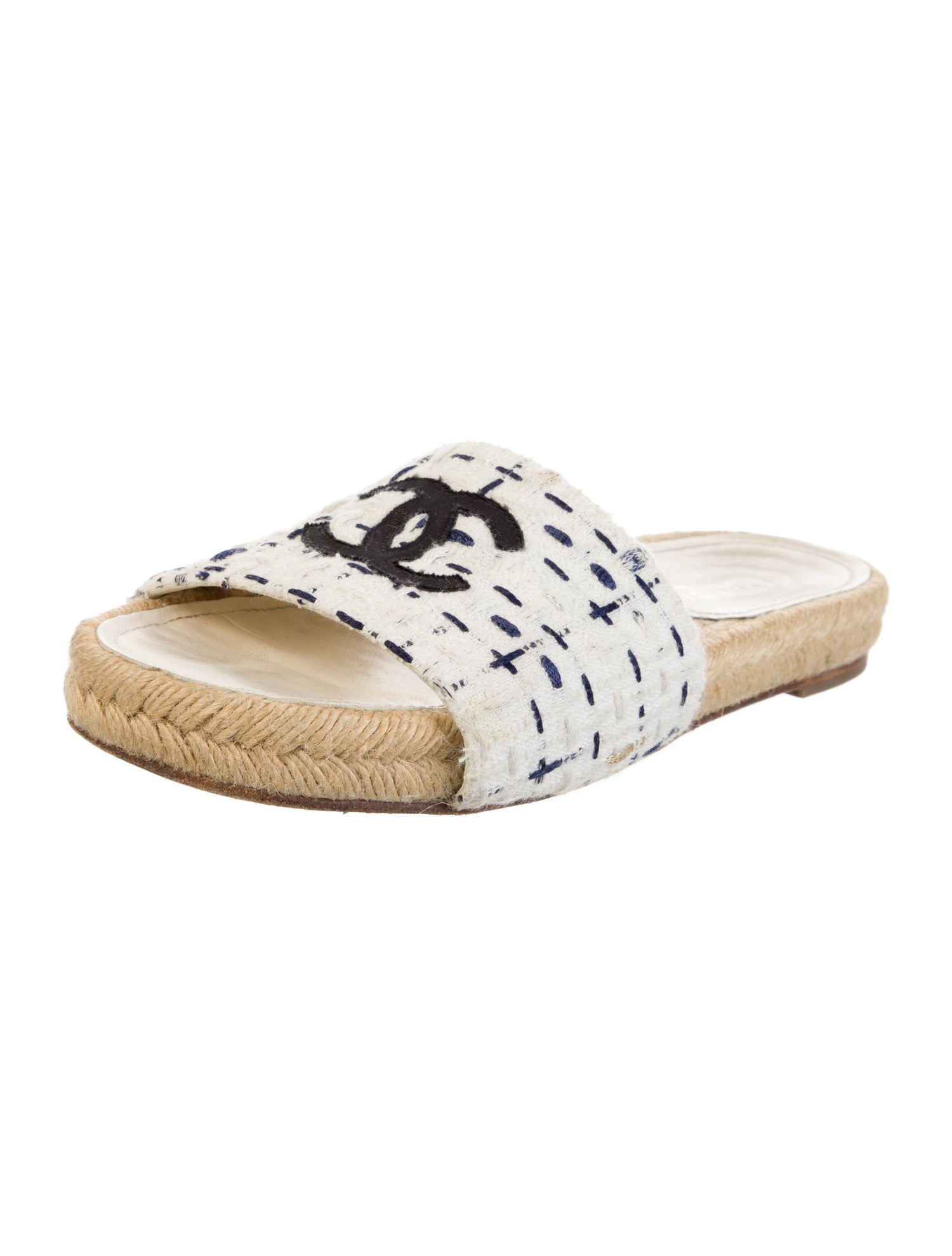Chanel 2019 Interlocking CC Logo Espadrilles