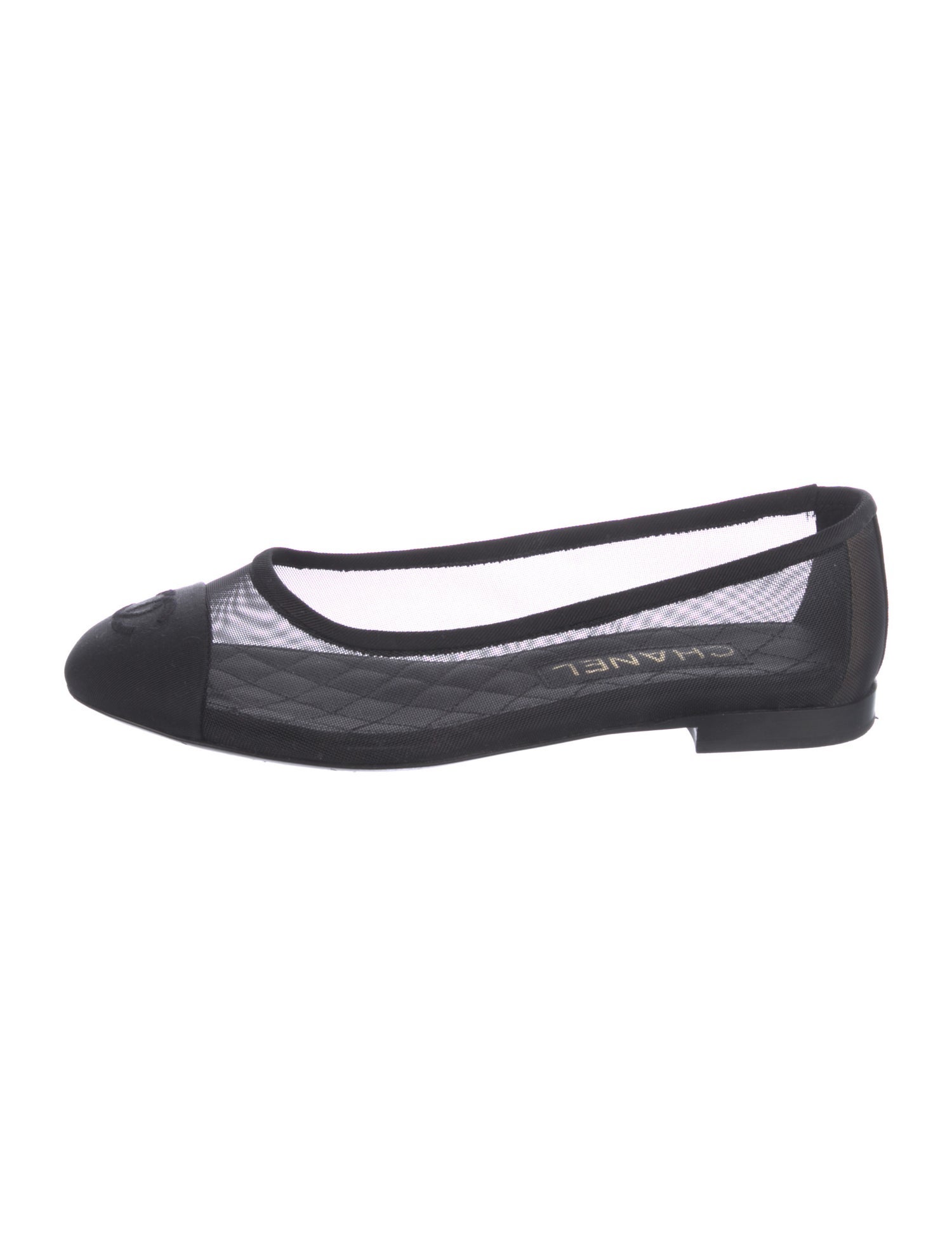 Chanel 2025 Interlocking CC Logo Ballet Flats
