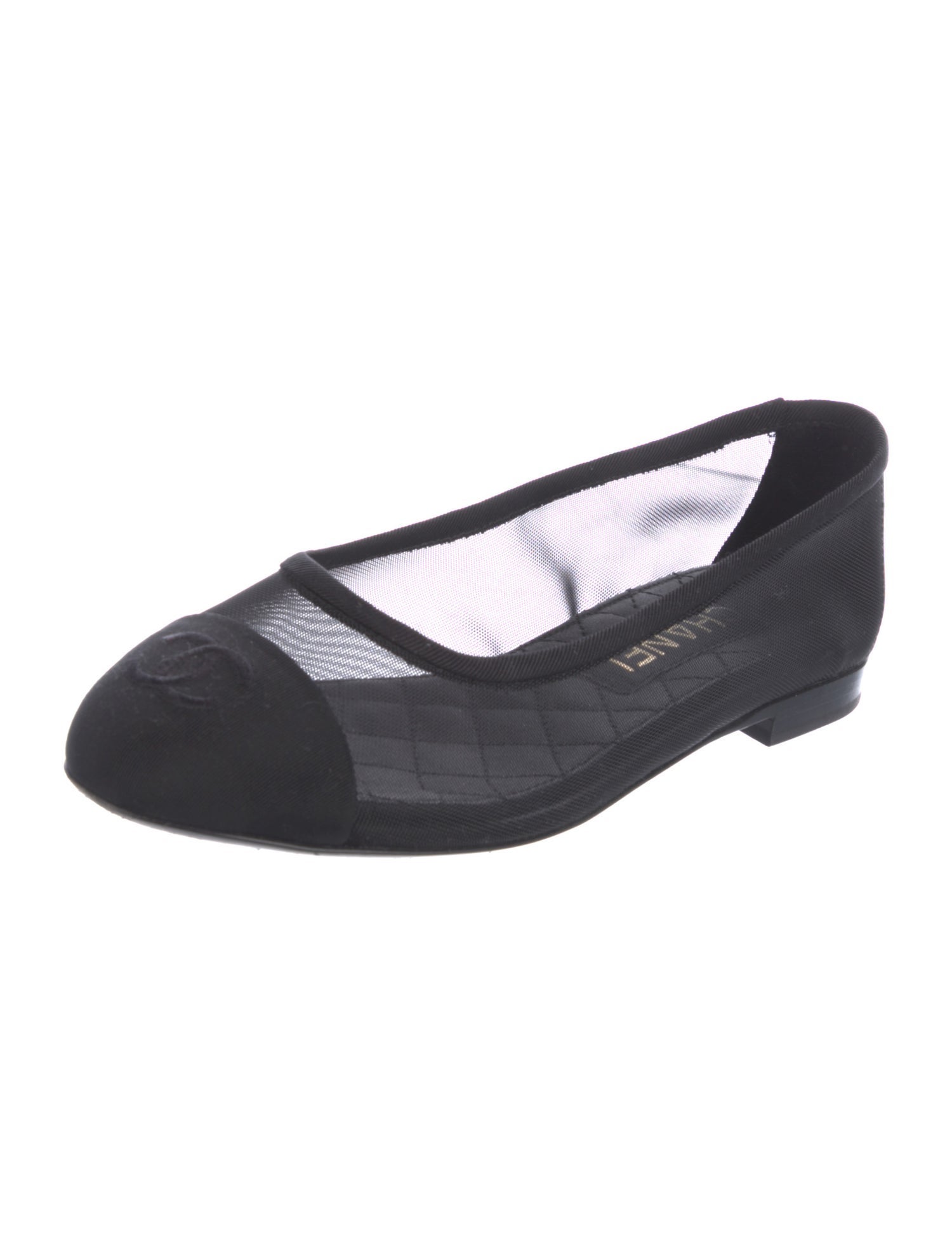 Chanel 2025 Interlocking CC Logo Ballet Flats