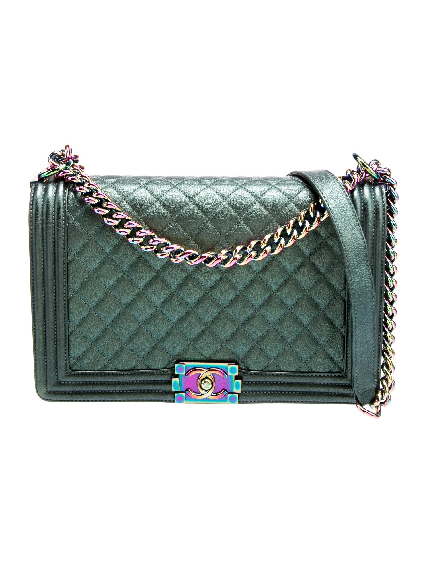 Chanel Paris-Seoul Iridescent Large Boy Bag