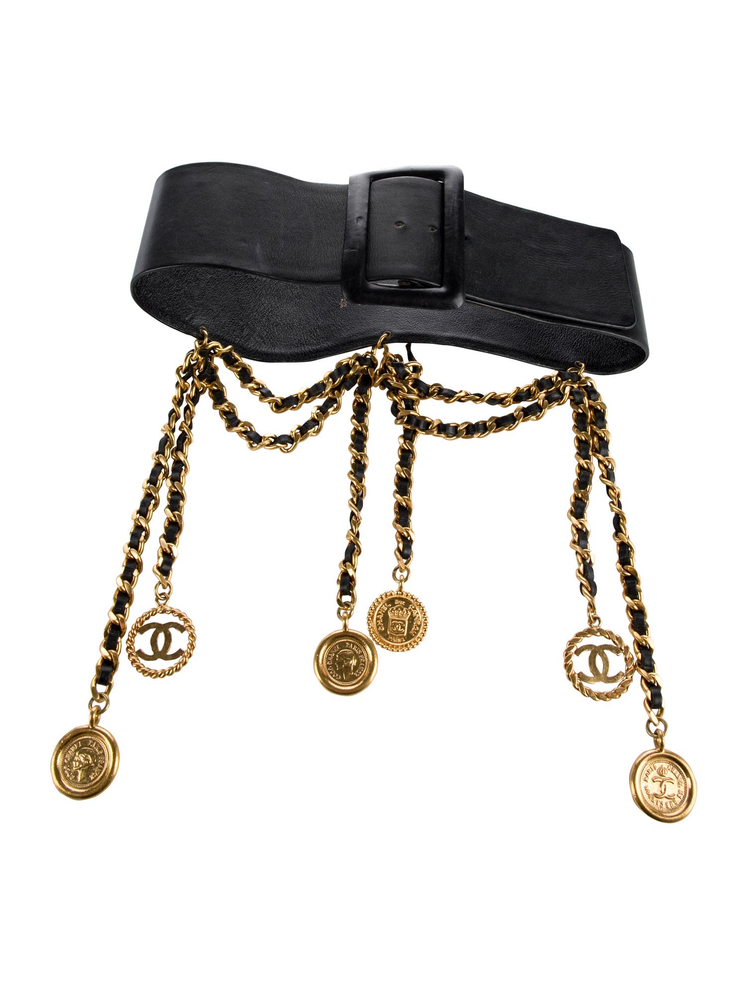 Chanel 1992 Interlocking CC Logo Waist Belt