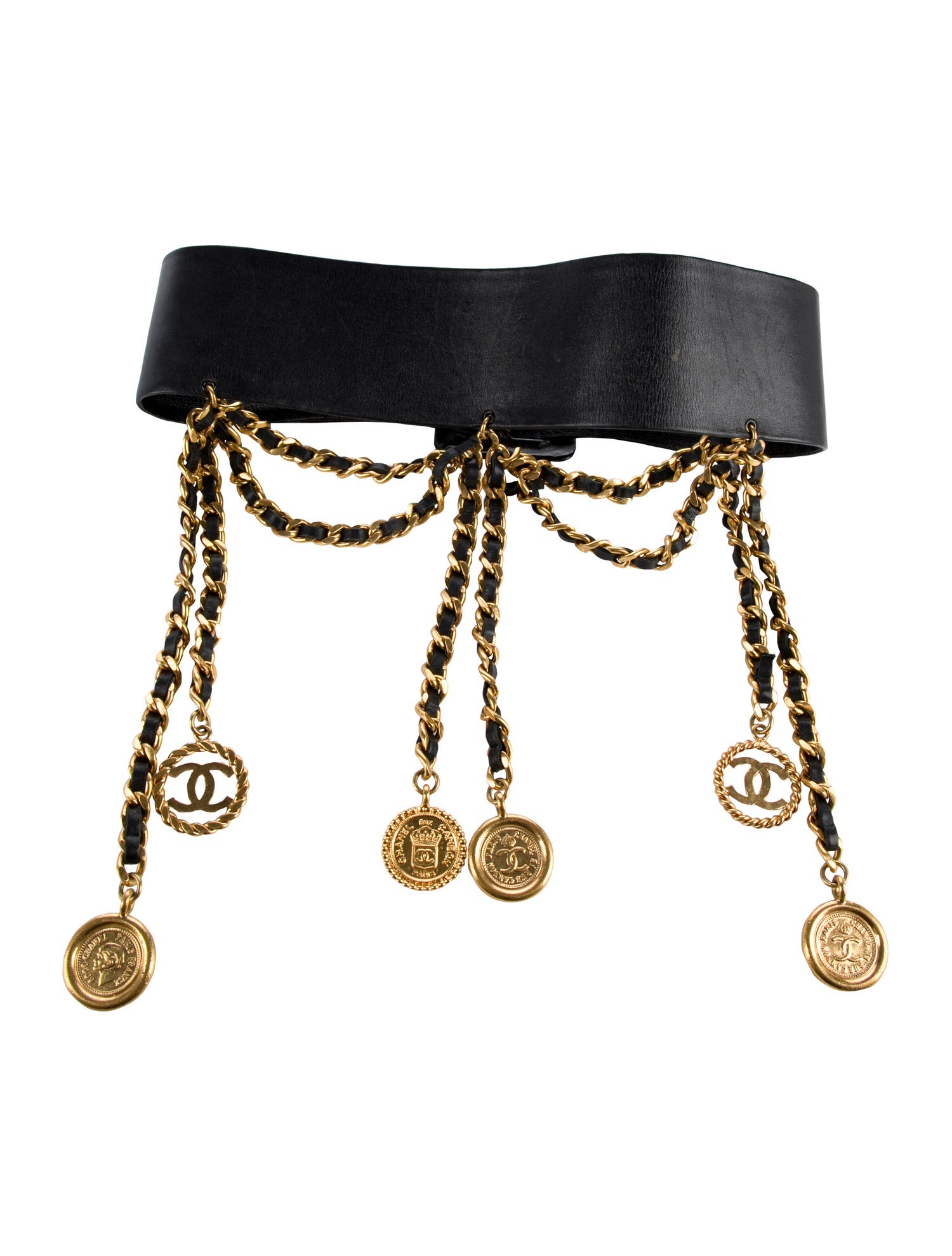 Chanel 1992 Interlocking CC Logo Waist Belt