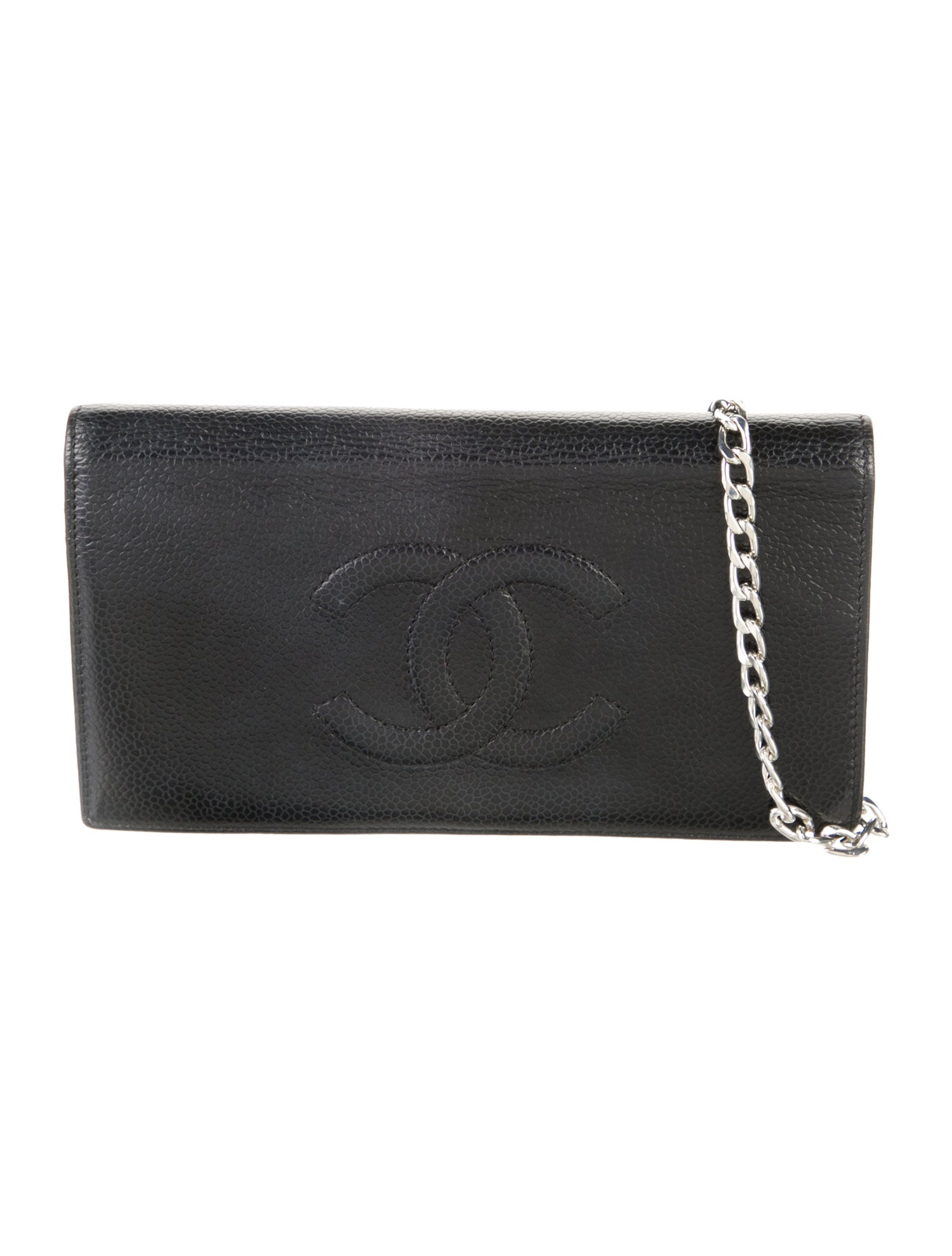 Chanel Vintage Timeless L Yen Continental Wallet