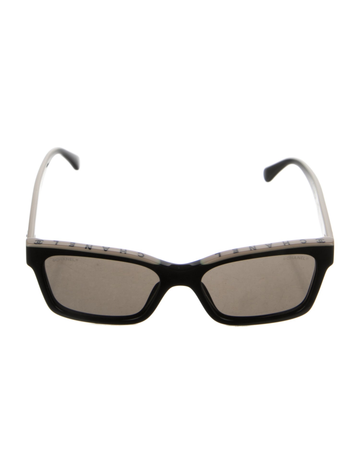 Chanel Interlocking CC Logo Wayfarer Sunglasses