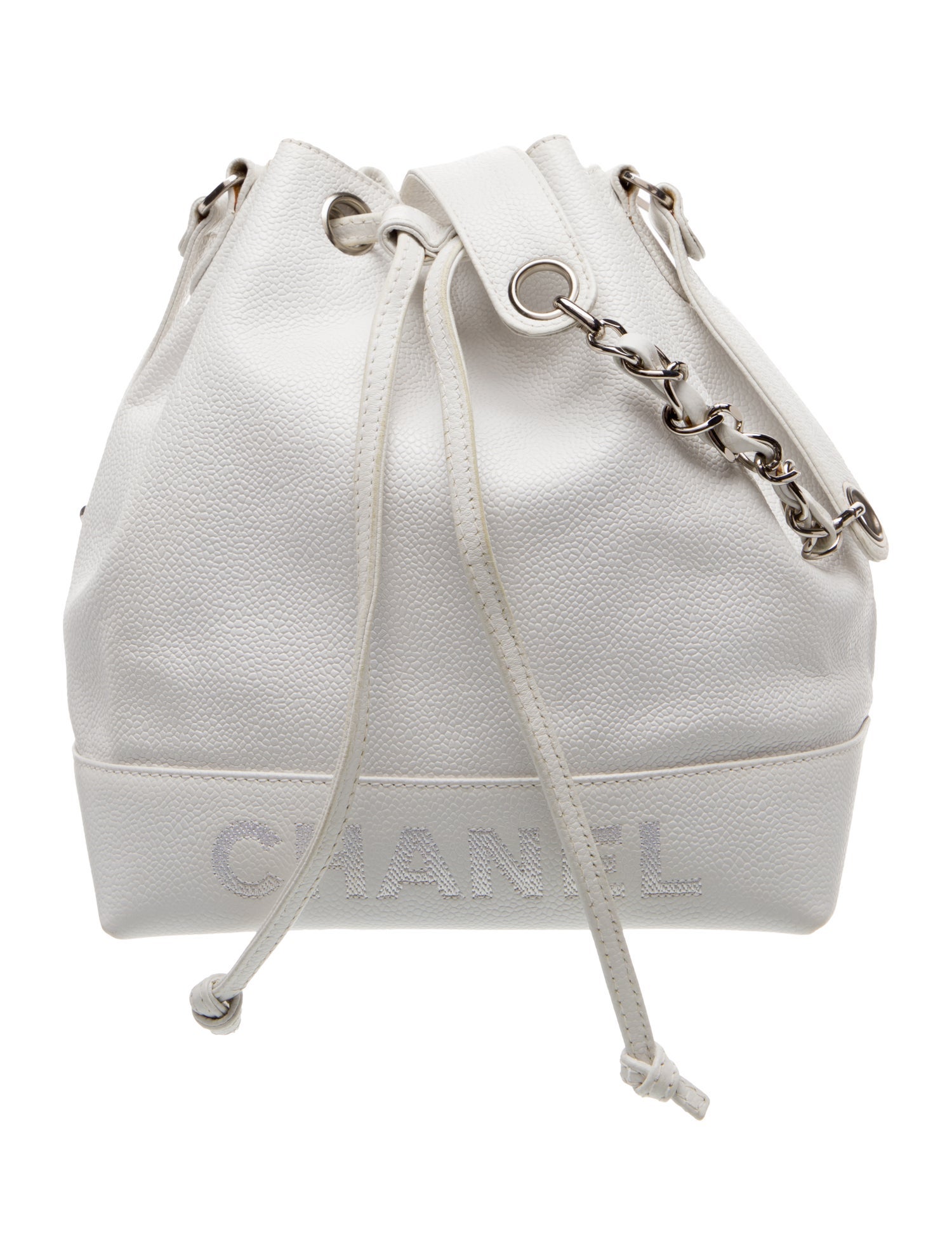 Chanel Logo Bucket Bag