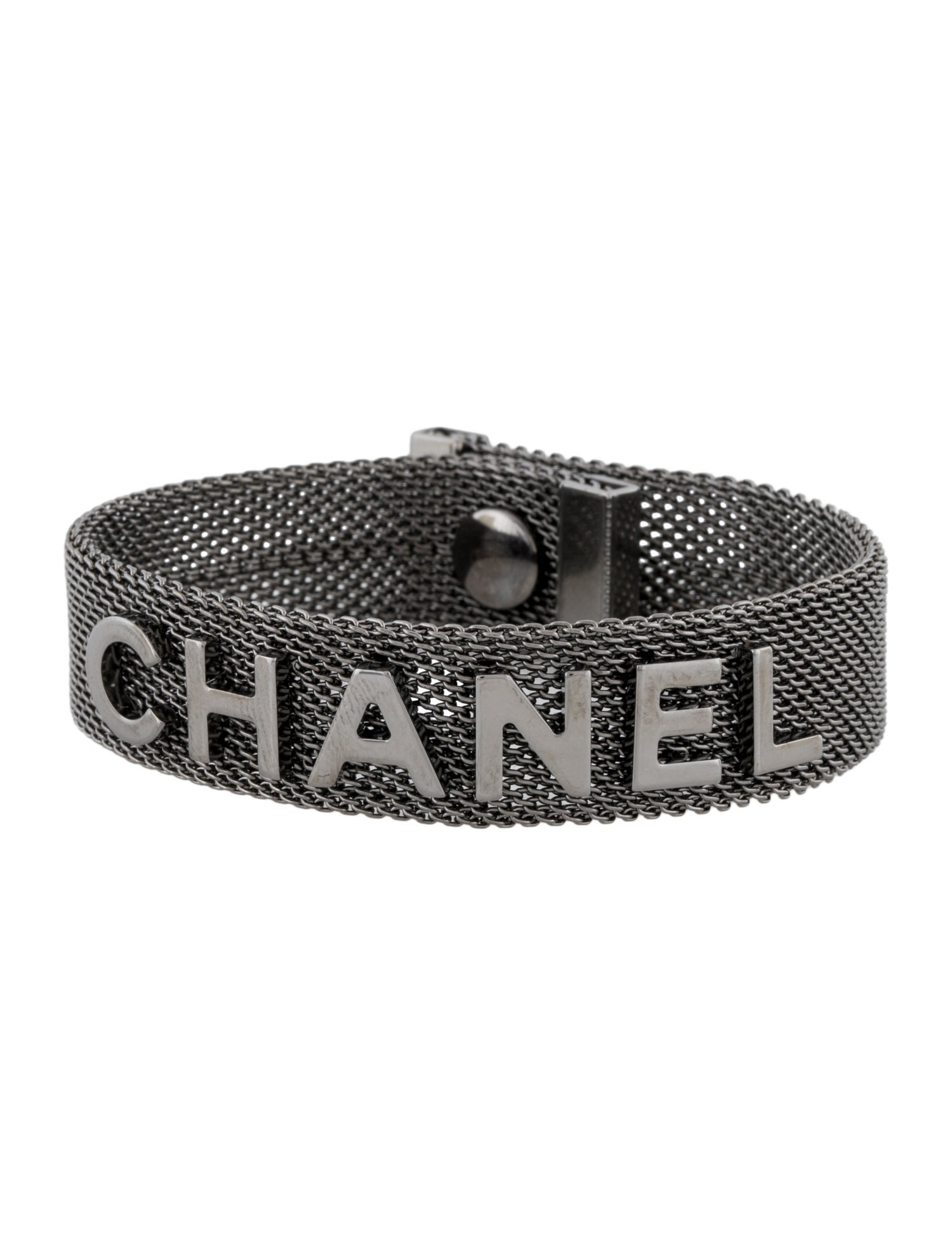 Chanel Mesh Logo Bracelet