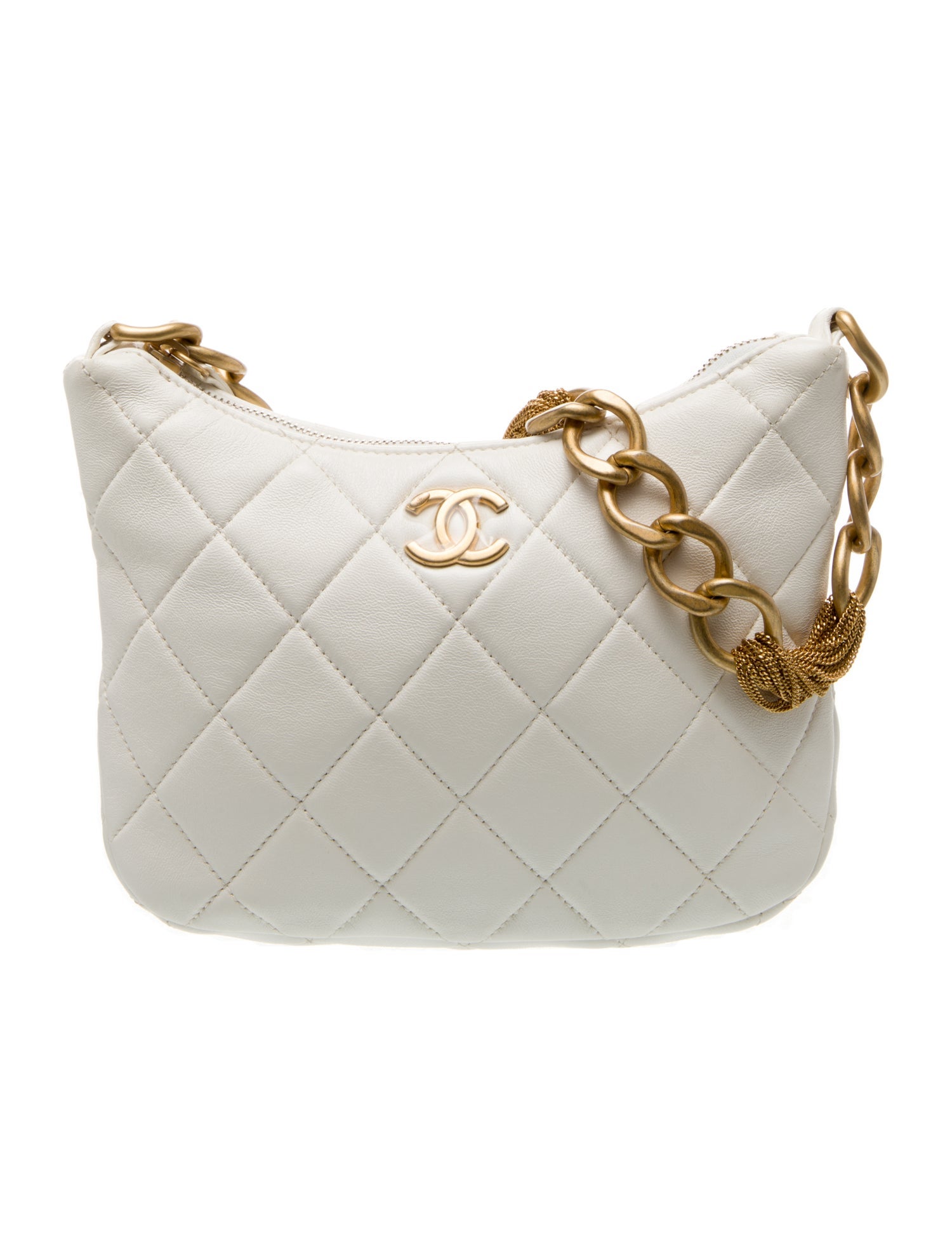 Chanel Small Quilted Chain Hobo